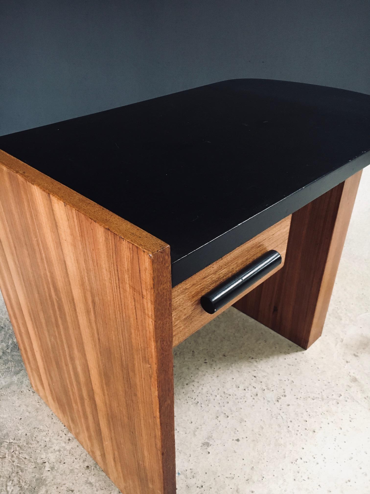 Wood Art Deco Design Writing Desk, France 1930's For Sale