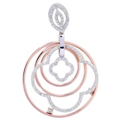 Art Deco Designer Circle Pendant