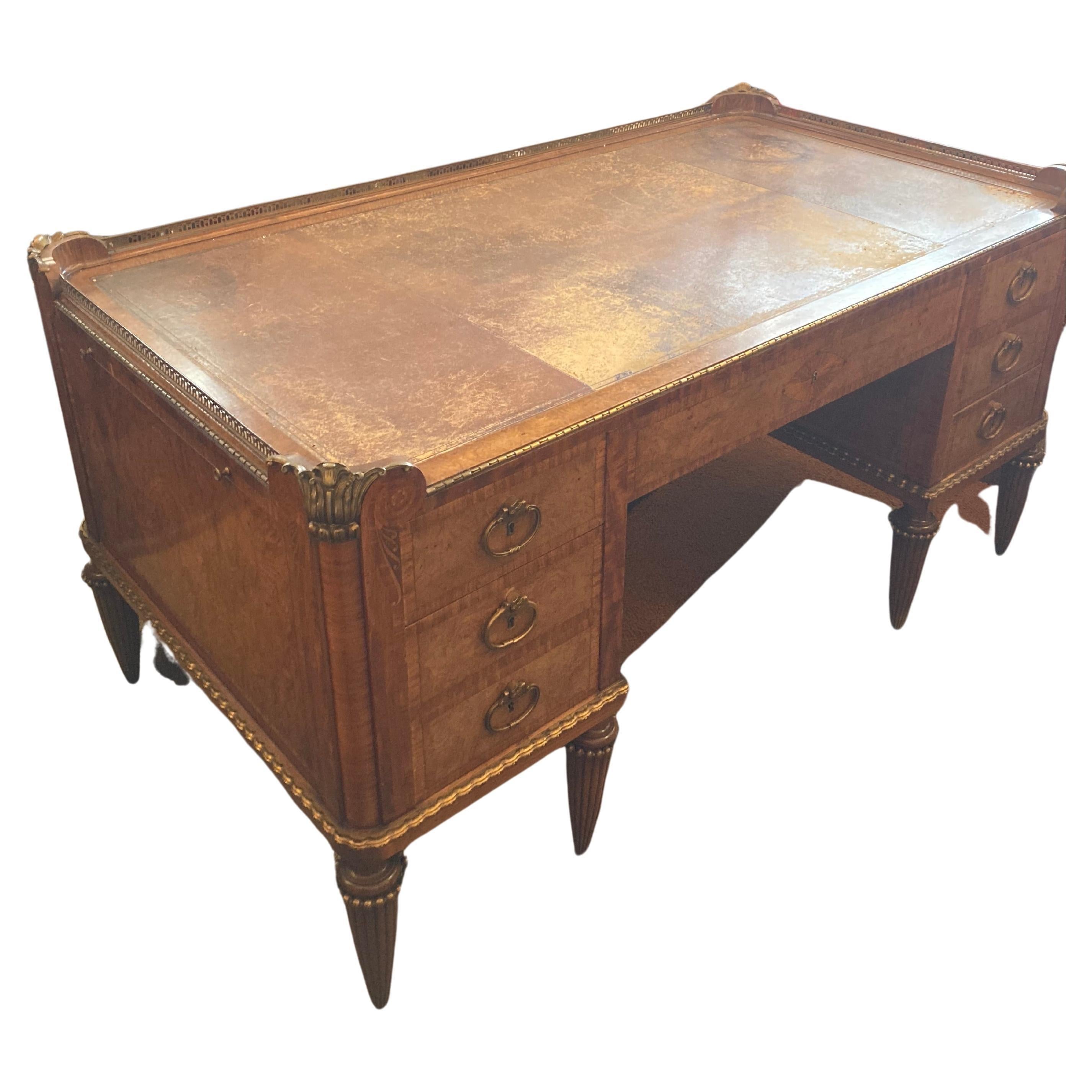 Art Deco Desk by Dufrene Maurice (1876 - 1955) In Good Condition For Sale In Brussels, BE