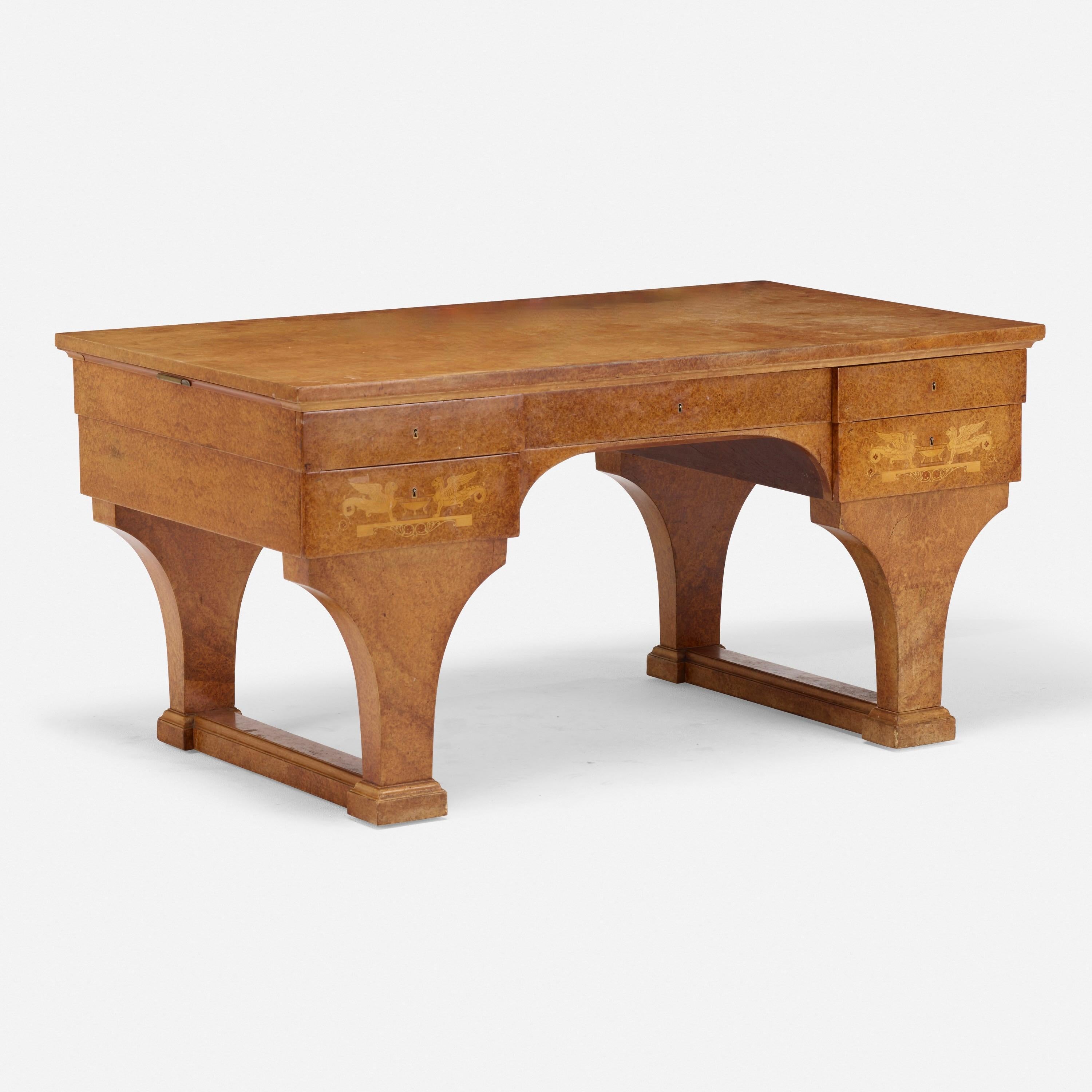 Francese Scrivania Art Déco di Ernest Boiceau in vendita