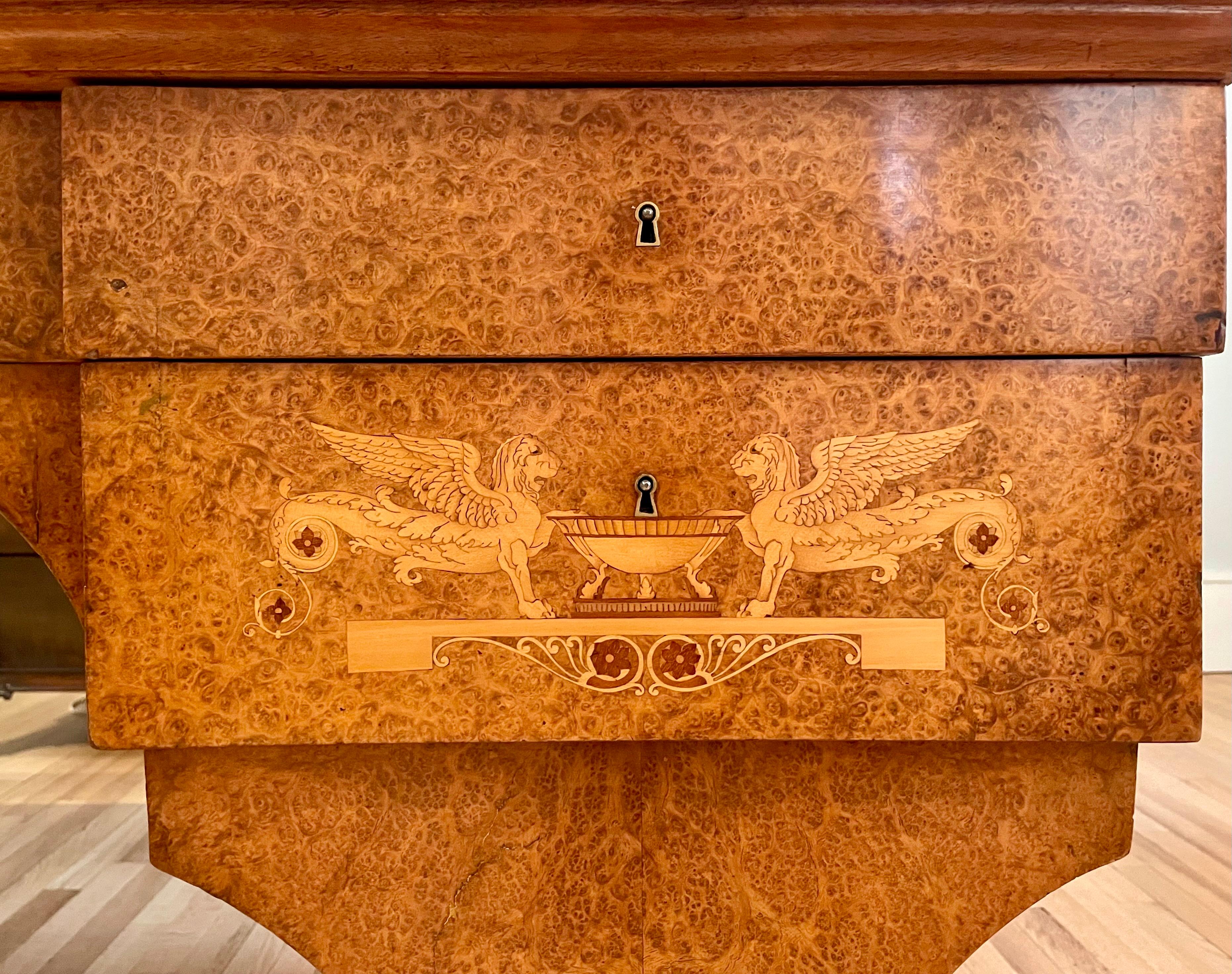 Bronze Art Deco Desk by Ernest Boiceau For Sale