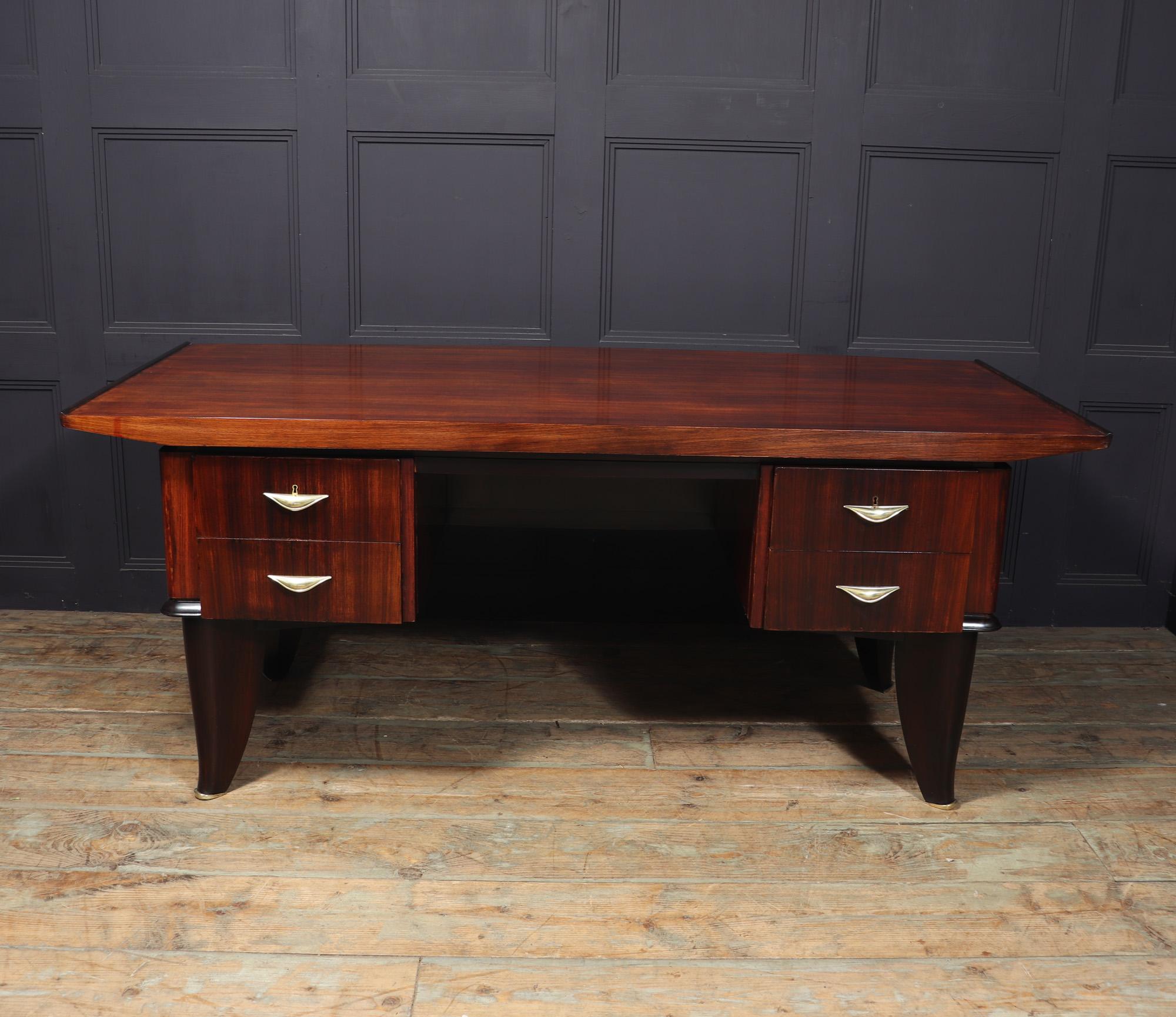 Art Deco Desk by Sanyas and Popot Paris 1930 In Excellent Condition For Sale In Paddock Wood Tonbridge, GB
