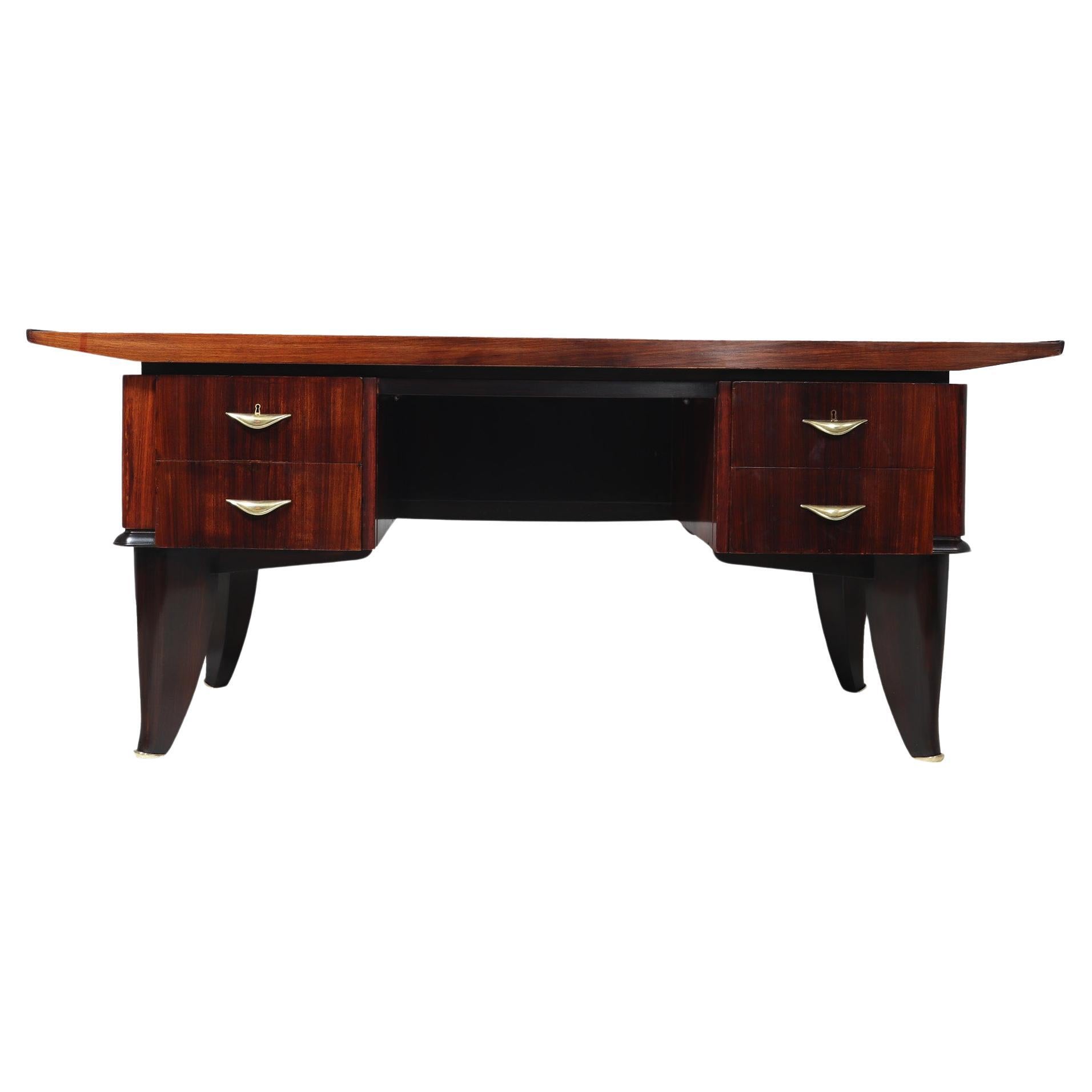 Art Deco Desk by Sanyas and Popot Paris 1930 For Sale