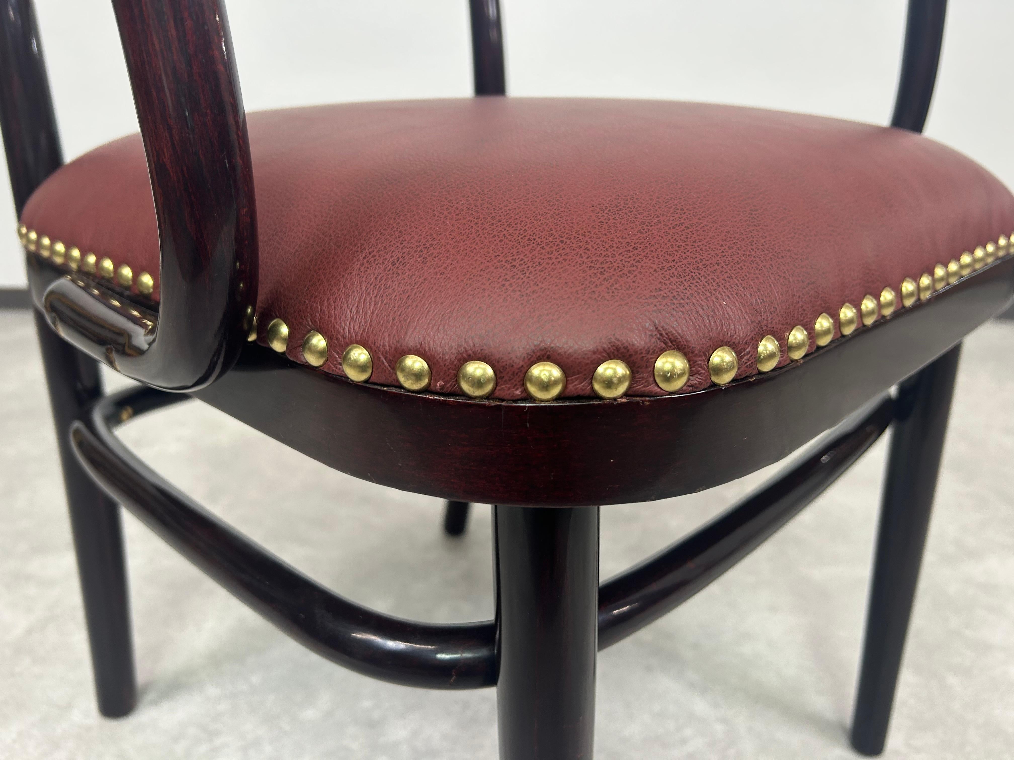 Silla de escritorio Art decó A64F de Adolf Gustav Schneck para Thonet Mundus en venta 3