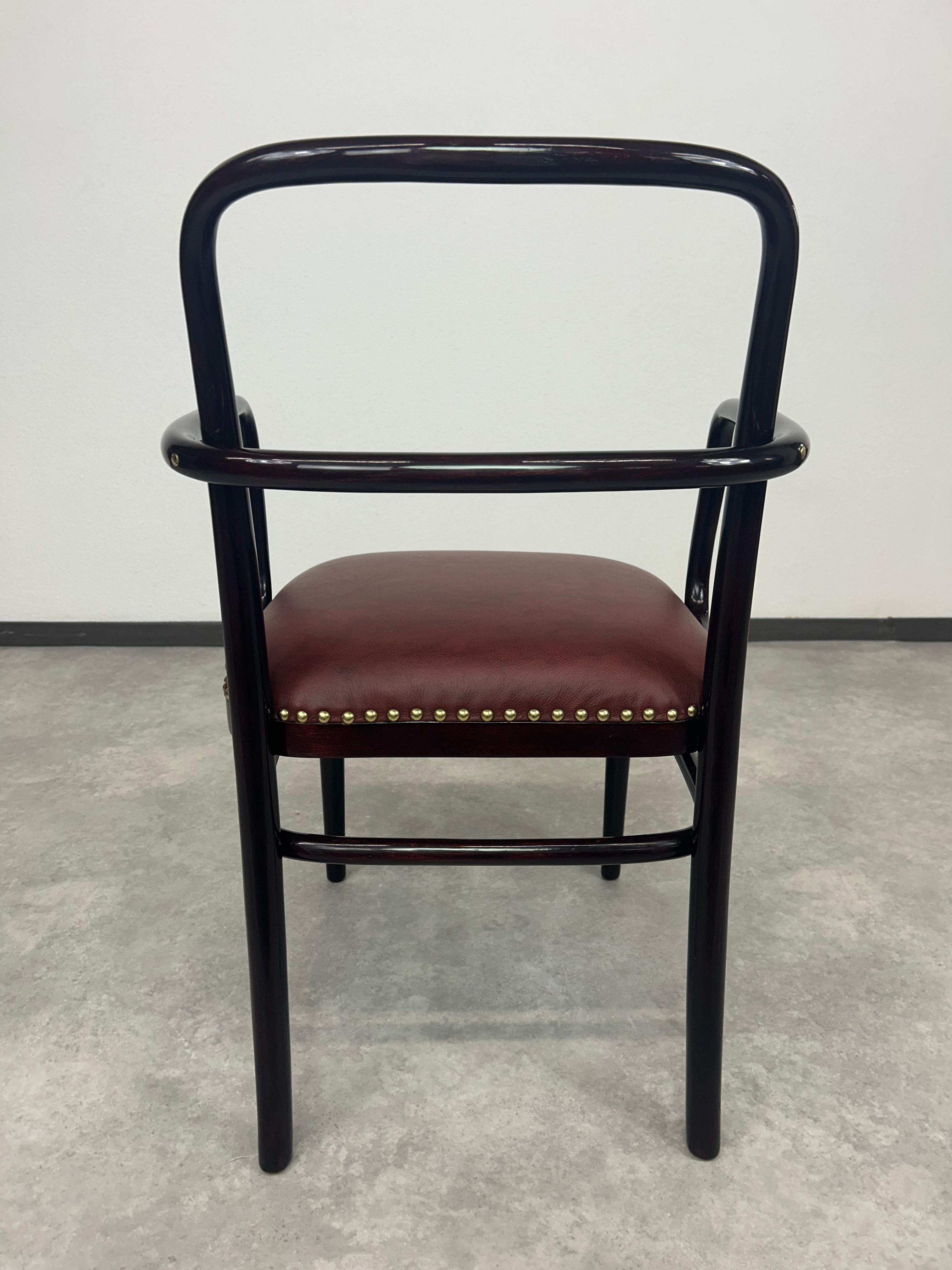 Silla de escritorio Art decó A64F de Adolf Gustav Schneck para Thonet Mundus Checo en venta