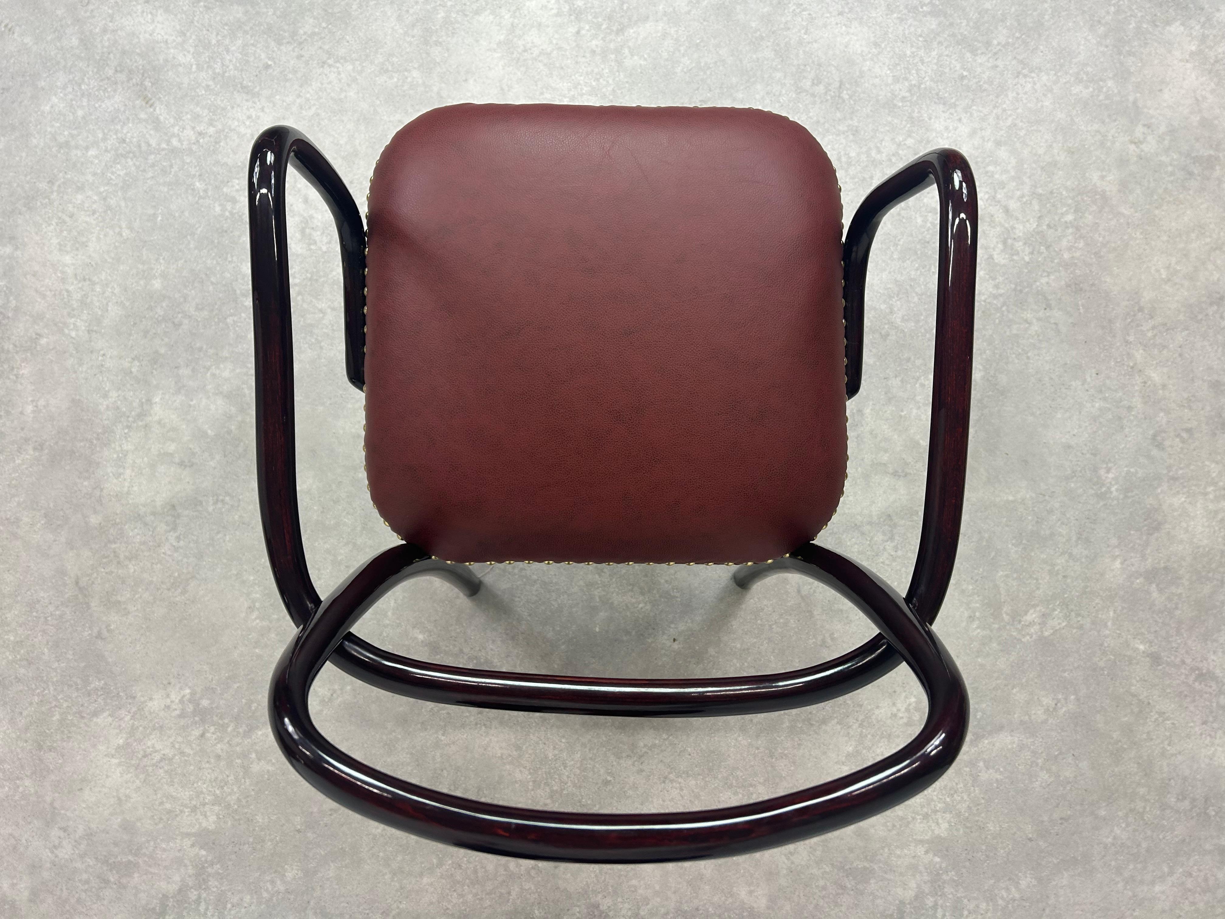 Silla de escritorio Art decó A64F de Adolf Gustav Schneck para Thonet Mundus en venta 1