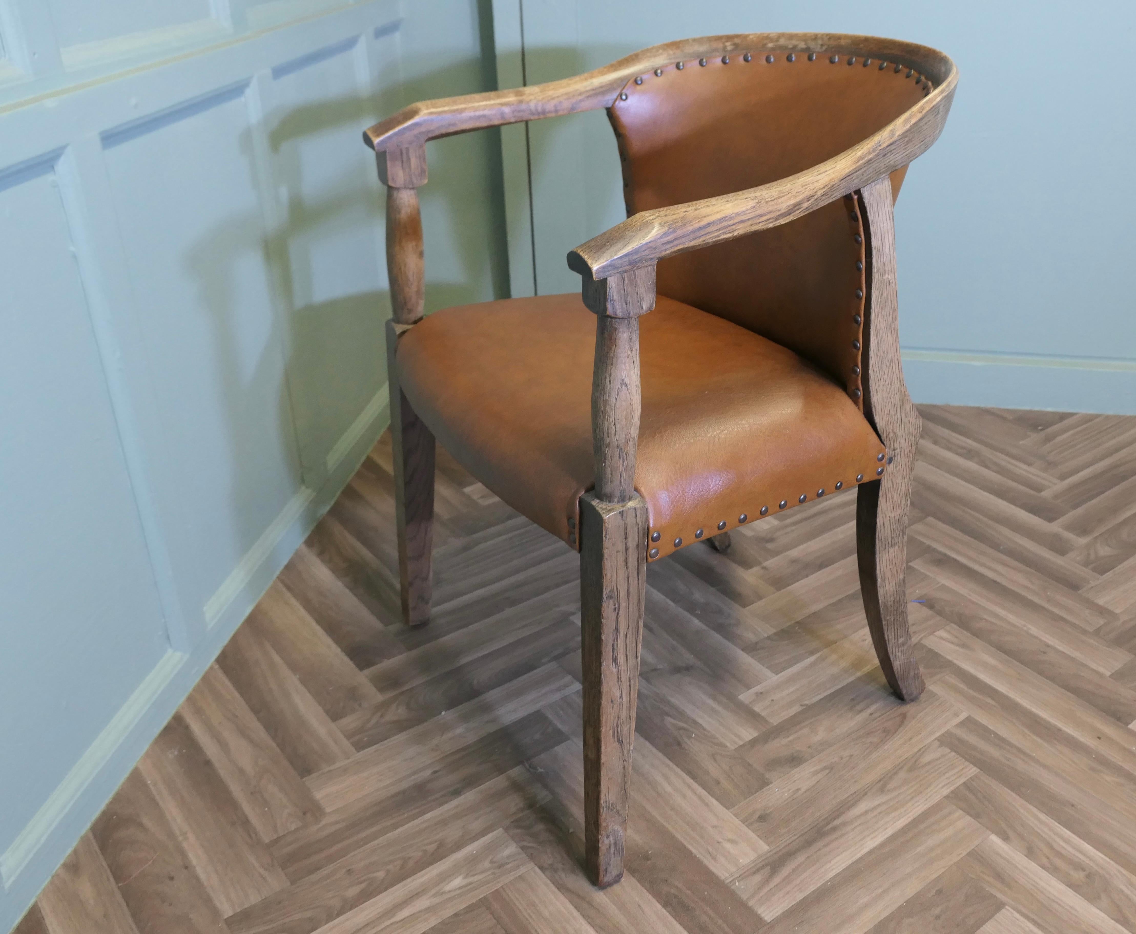 Art Deco Desk Chair, Board Room or Office Chair   The Chair is comfortable 1