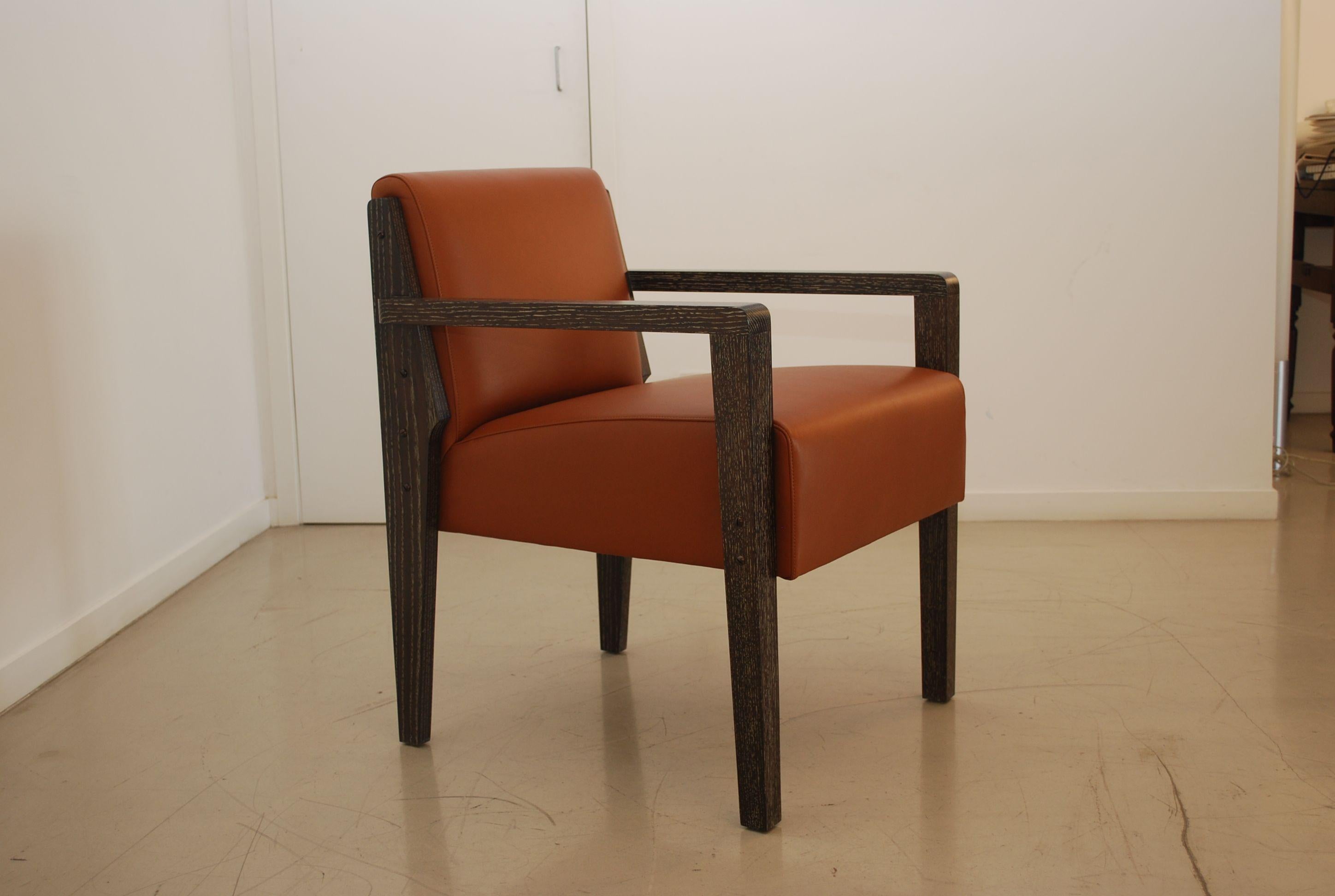 Brass Art Deco Desk Chair For Sale
