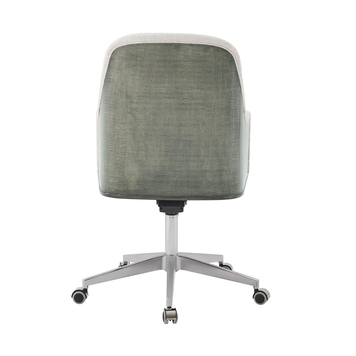 Art déco-Schreibtischstuhl im Angebot 3