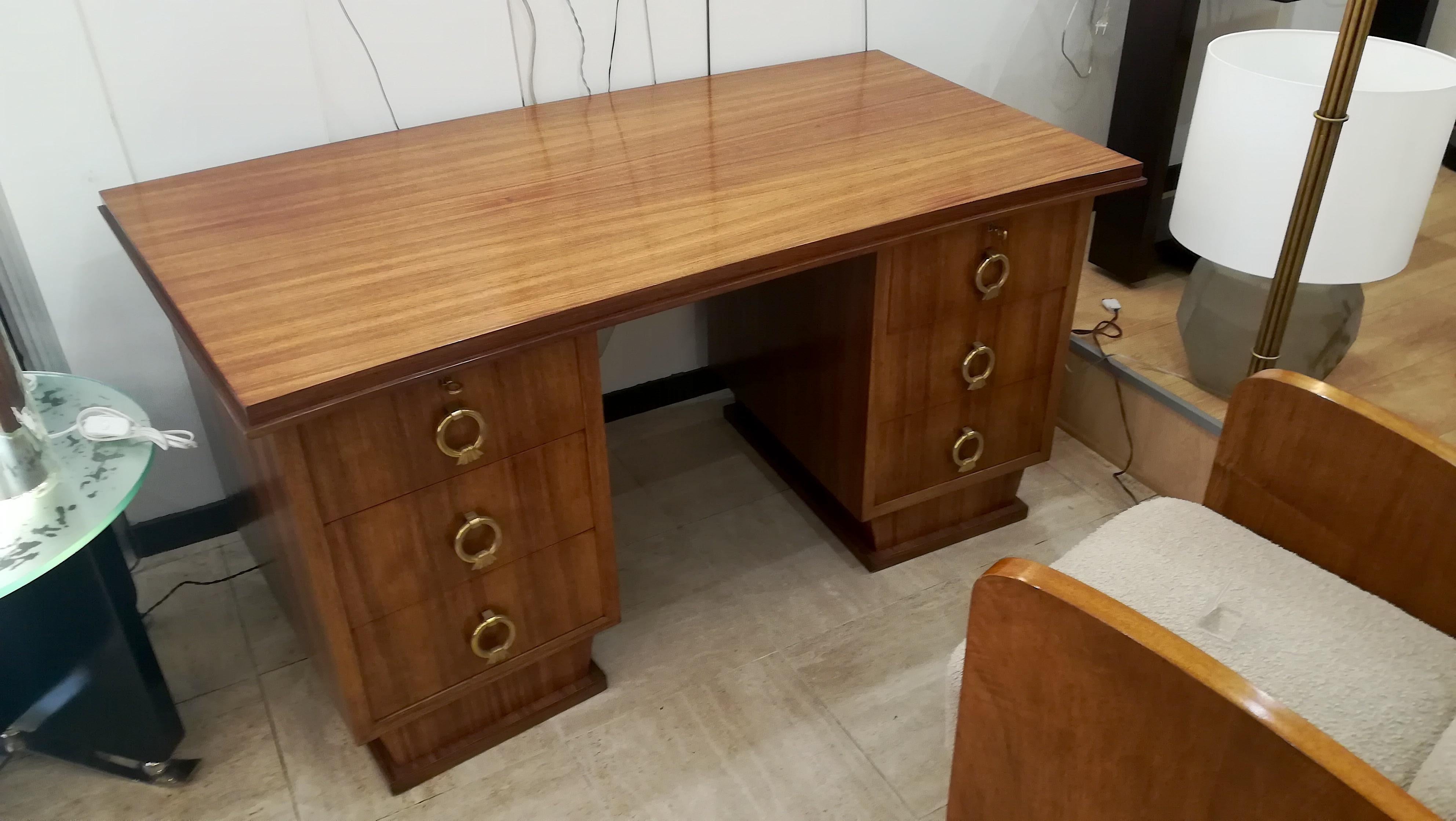 French Art Deco Desk, circa 1930