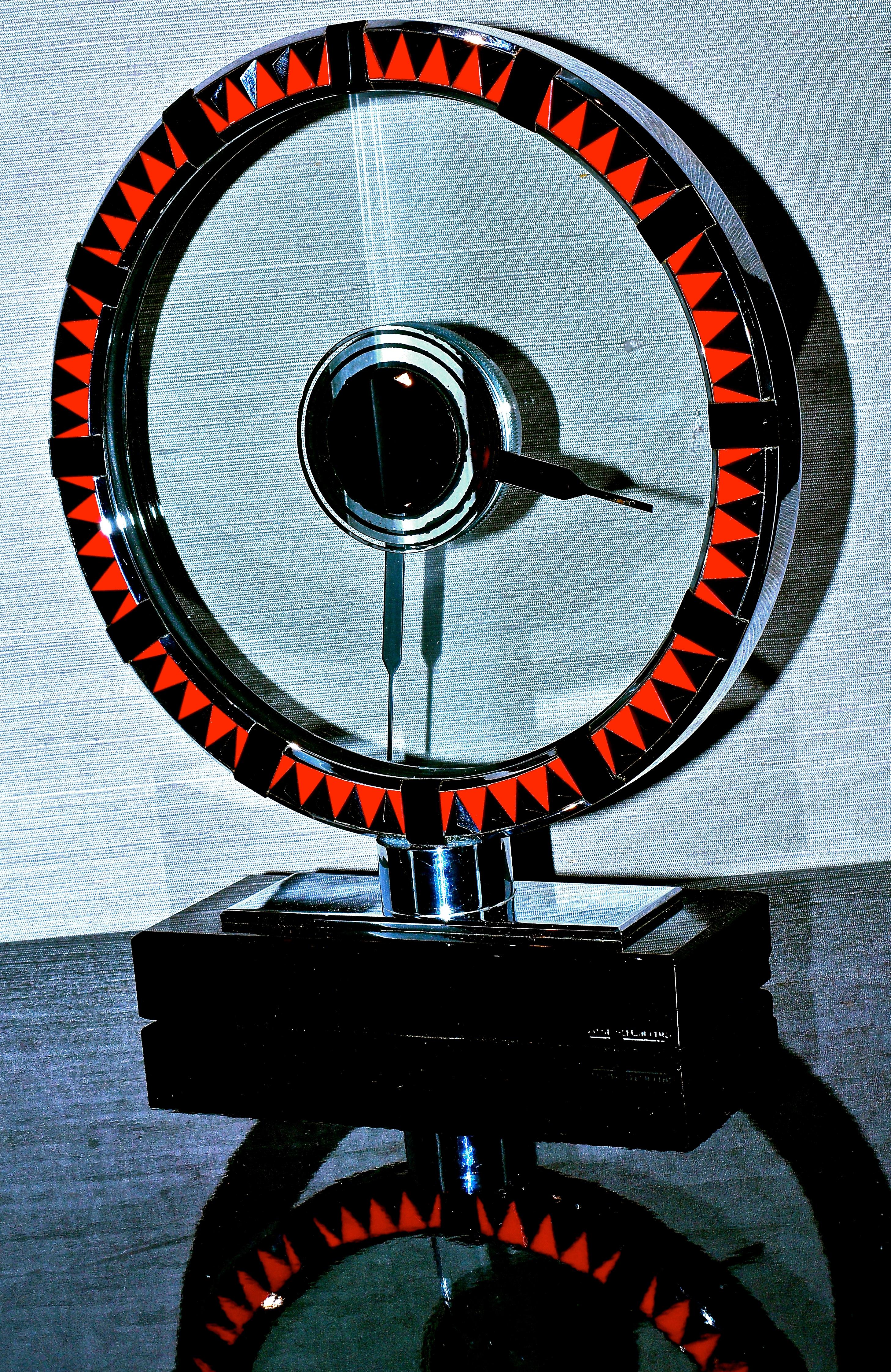 Art Deco Desk Clock by Jaeger-LeCoultre, C. 1925 For Sale 9