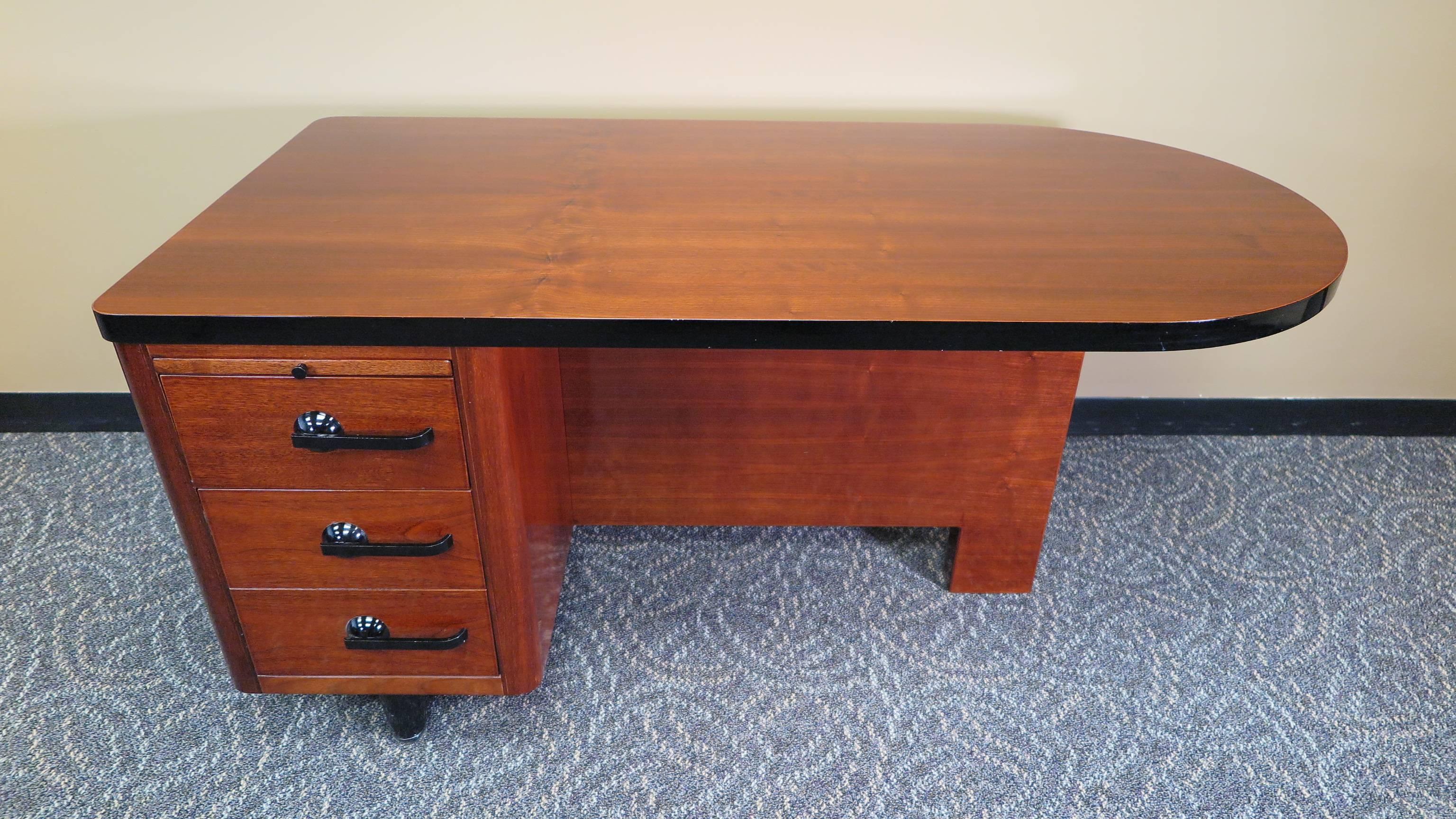 Lacquered Art Deco Desk