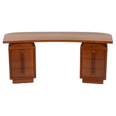 Used Art Deco Desk, France 1940s