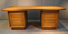 Art Deco Desk in Oak, circa 1940/1950