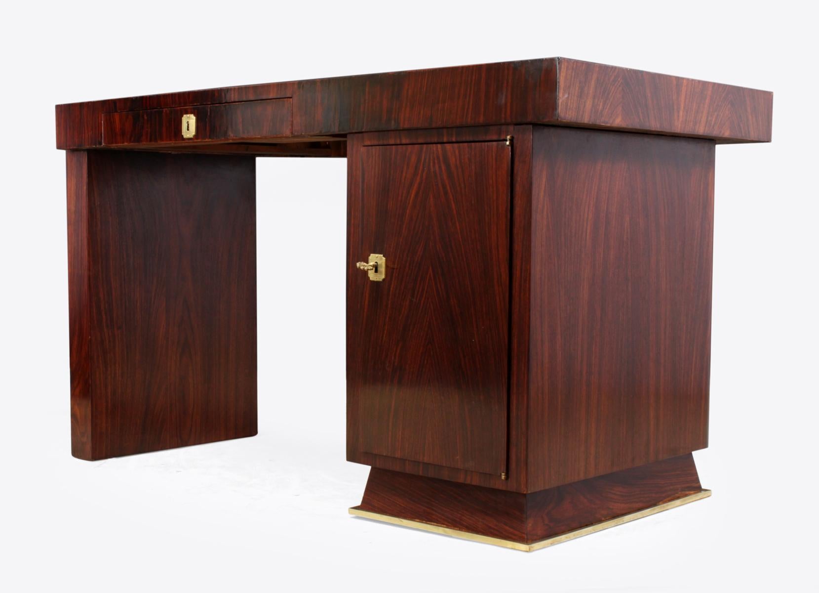 Art Deco Desk in Rosewood 2