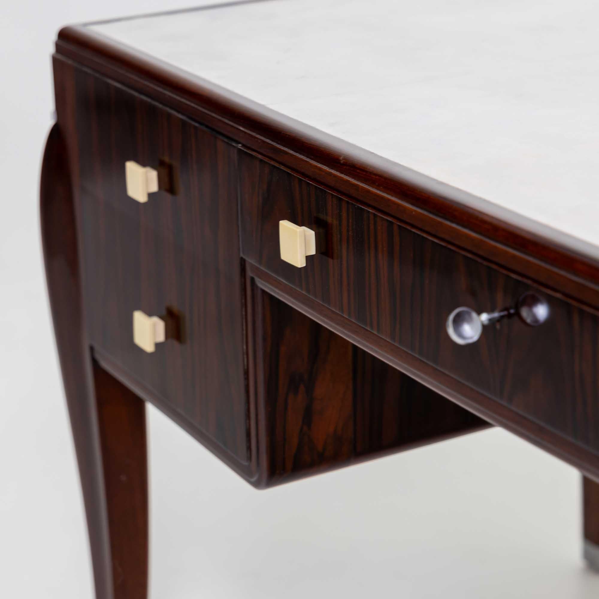 Art Deco Desk in the style of Jacques-Emile Ruhlmann (1879-1933), France, 1920s 4