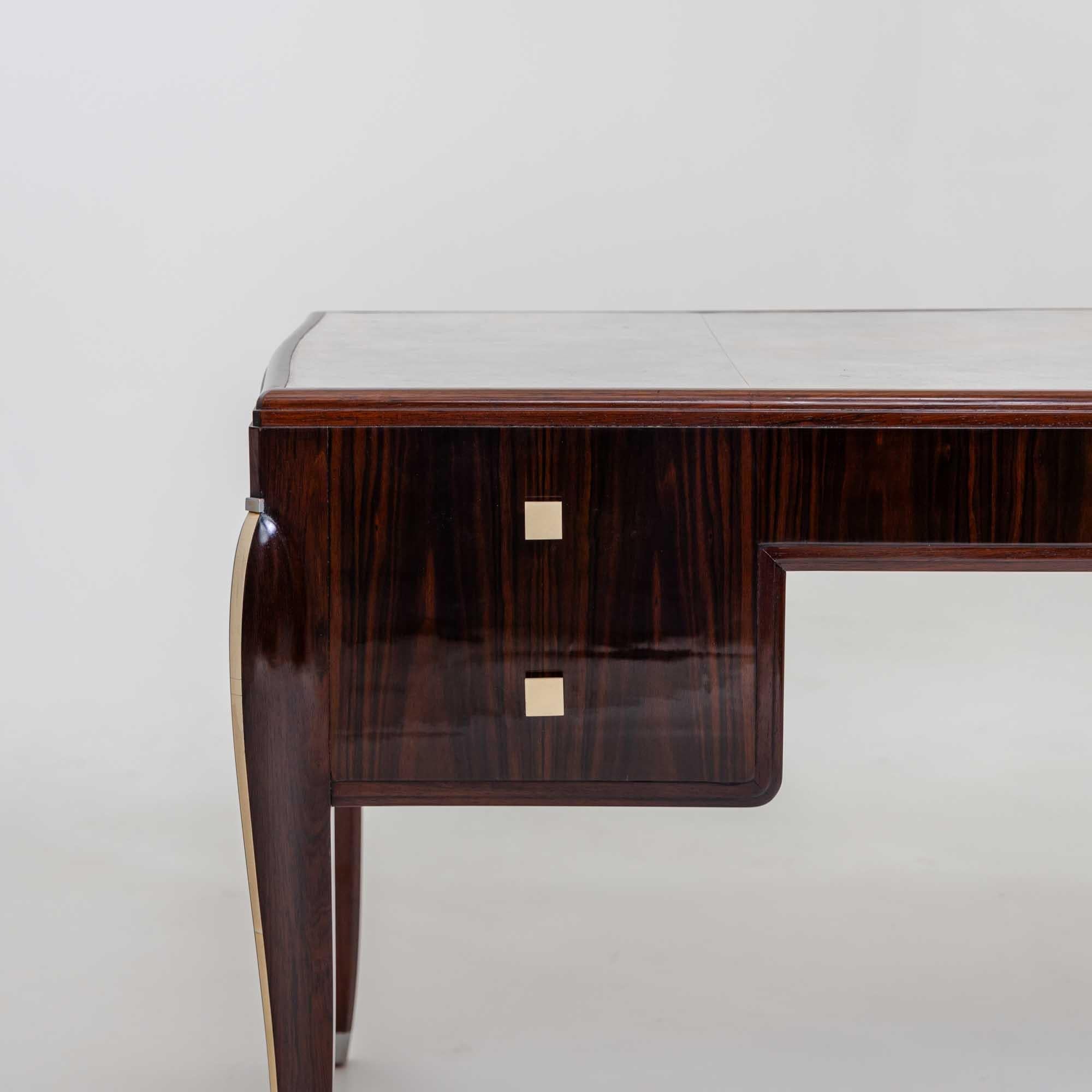 Art Deco Desk in the style of Jacques-Emile Ruhlmann (1879-1933), France, 1920s For Sale 10