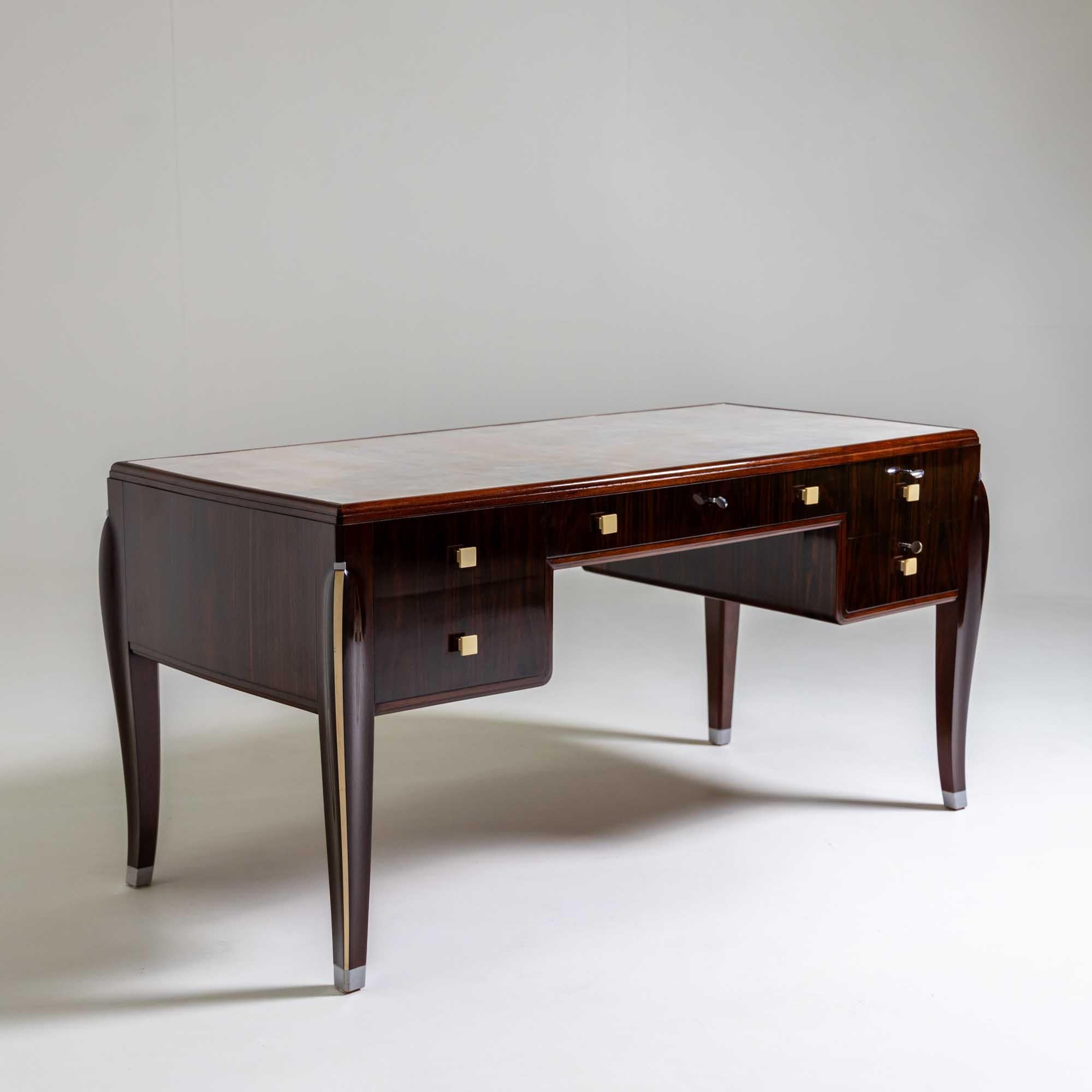 Art Deco Desk in the style of Jacques-Emile Ruhlmann (1879-1933), France, 1920s For Sale 2