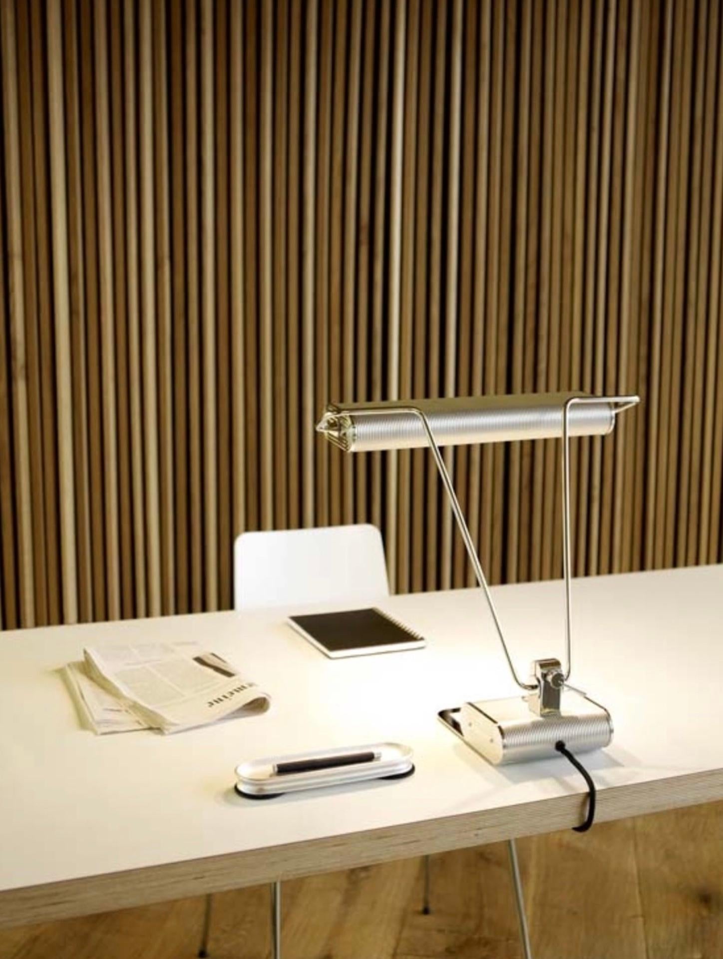 Metal Art Déco Desk Lamp AD 34 by Tecnolumen For Sale