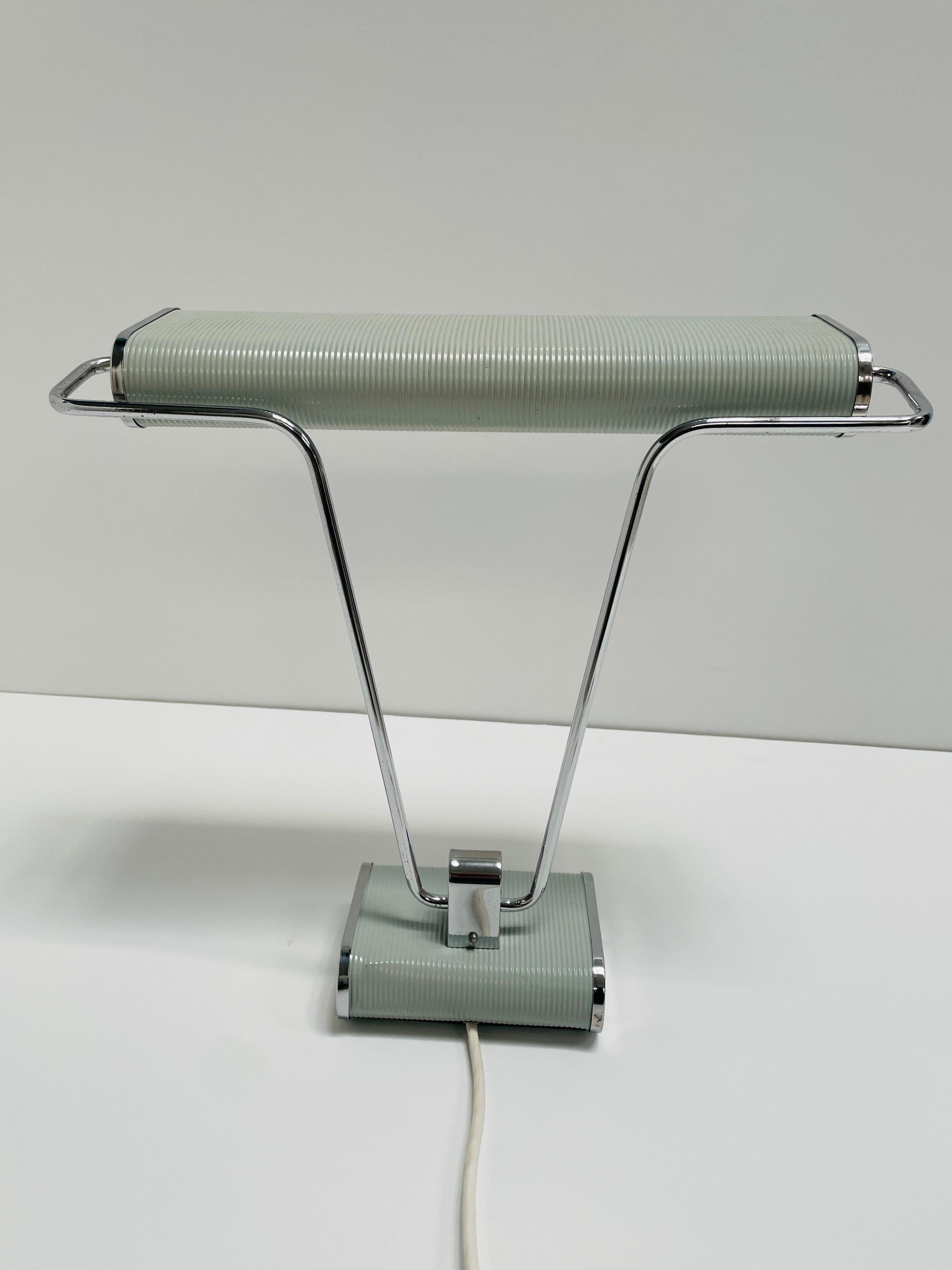 French Art Deco Desk Lamp by Eileen Gray For Sale