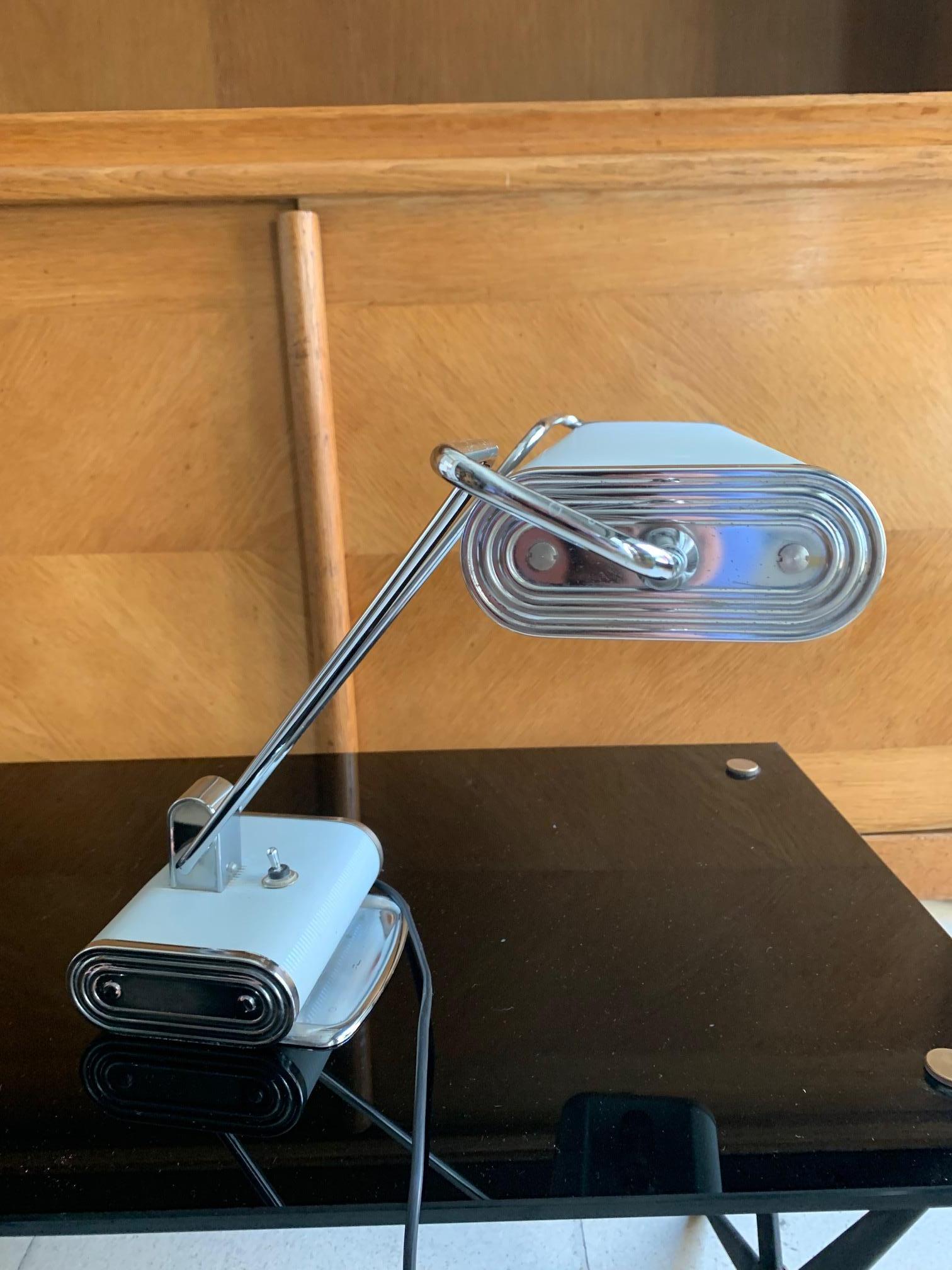 Art Deco Desk Lamp By Eileen Gray In Good Condition In Madrid, ES