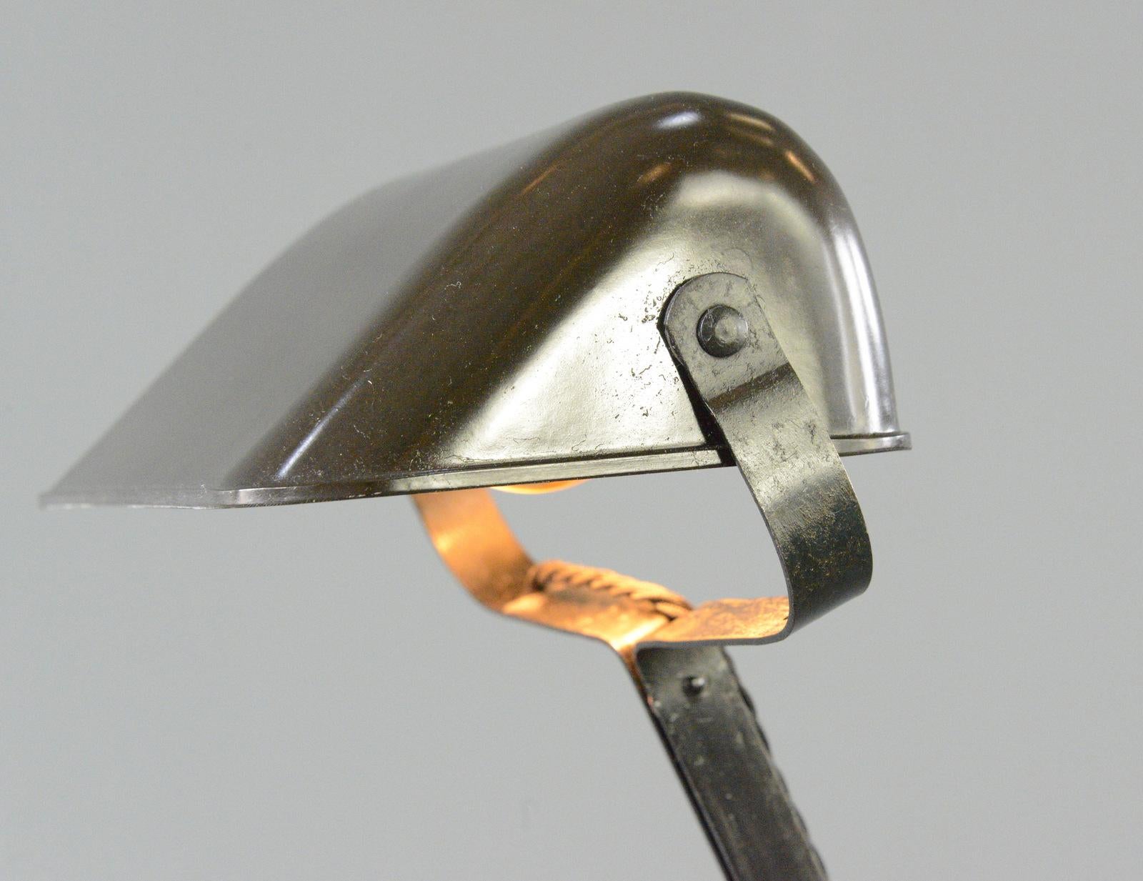 Belga Lampada da scrivania Art Deco di Erpe, circa anni '20 in vendita