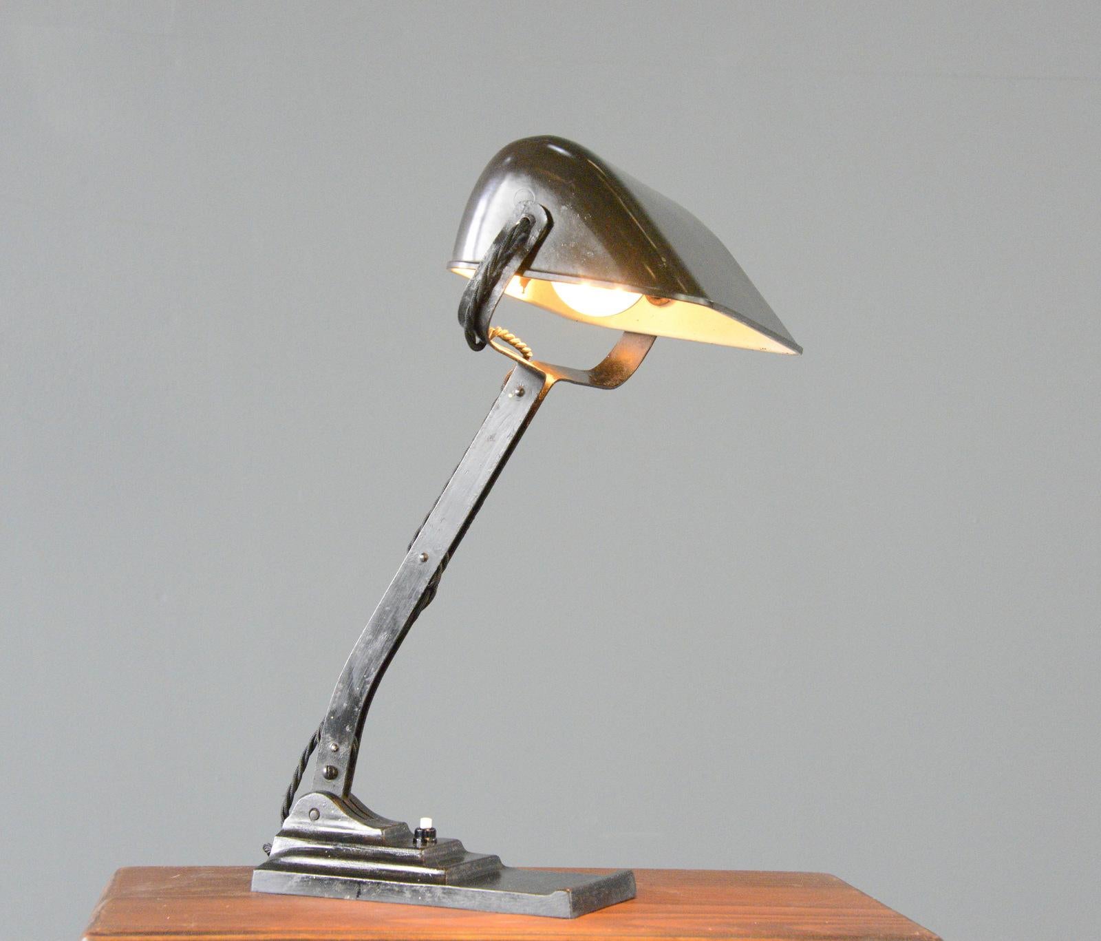 Lampada da scrivania Art Deco di Erpe, circa anni '20 In condizioni buone in vendita a Gloucester, GB