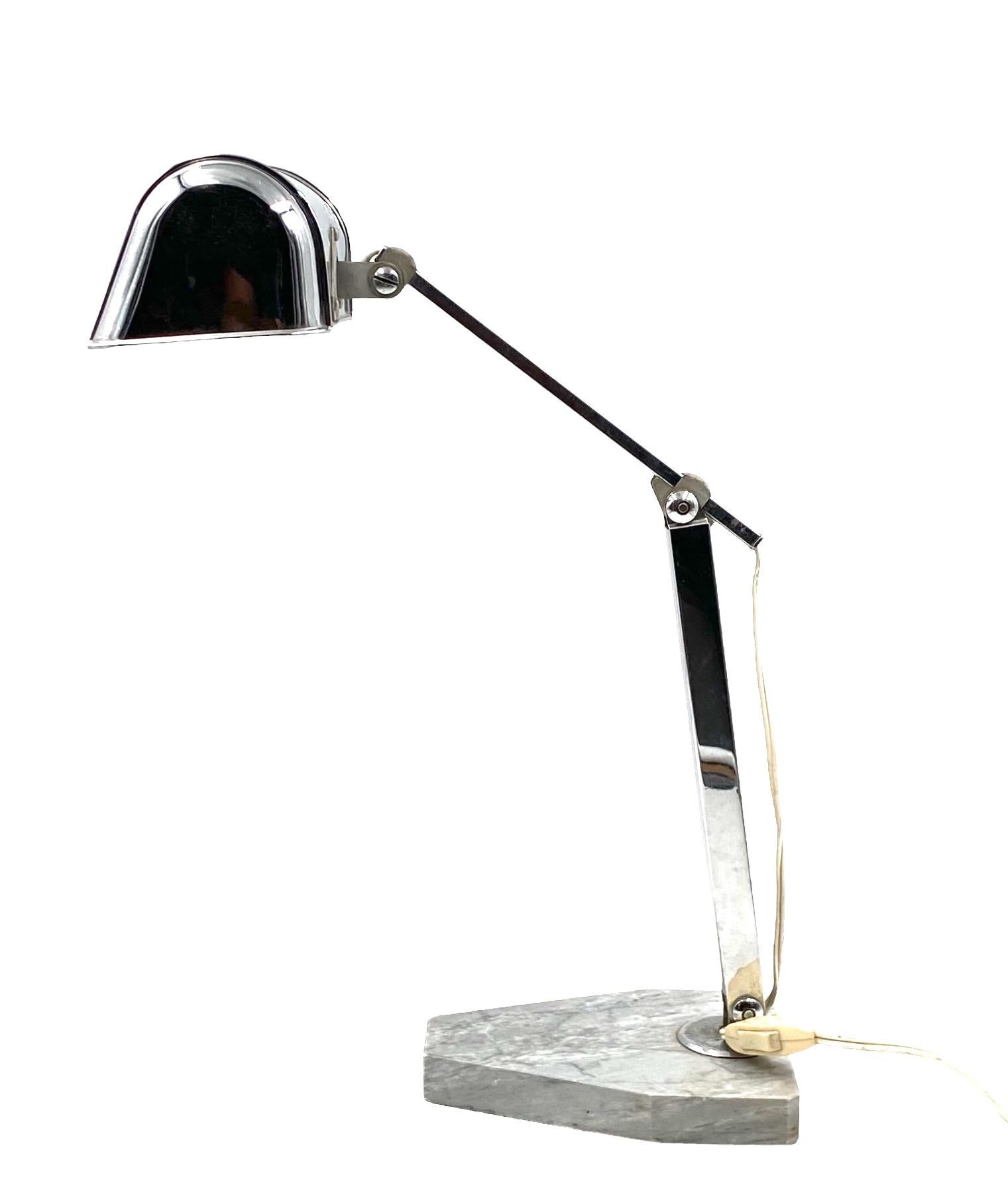 Art Deco Schreibtischlampe, Fare Frankreich, um 1930 im Angebot 3
