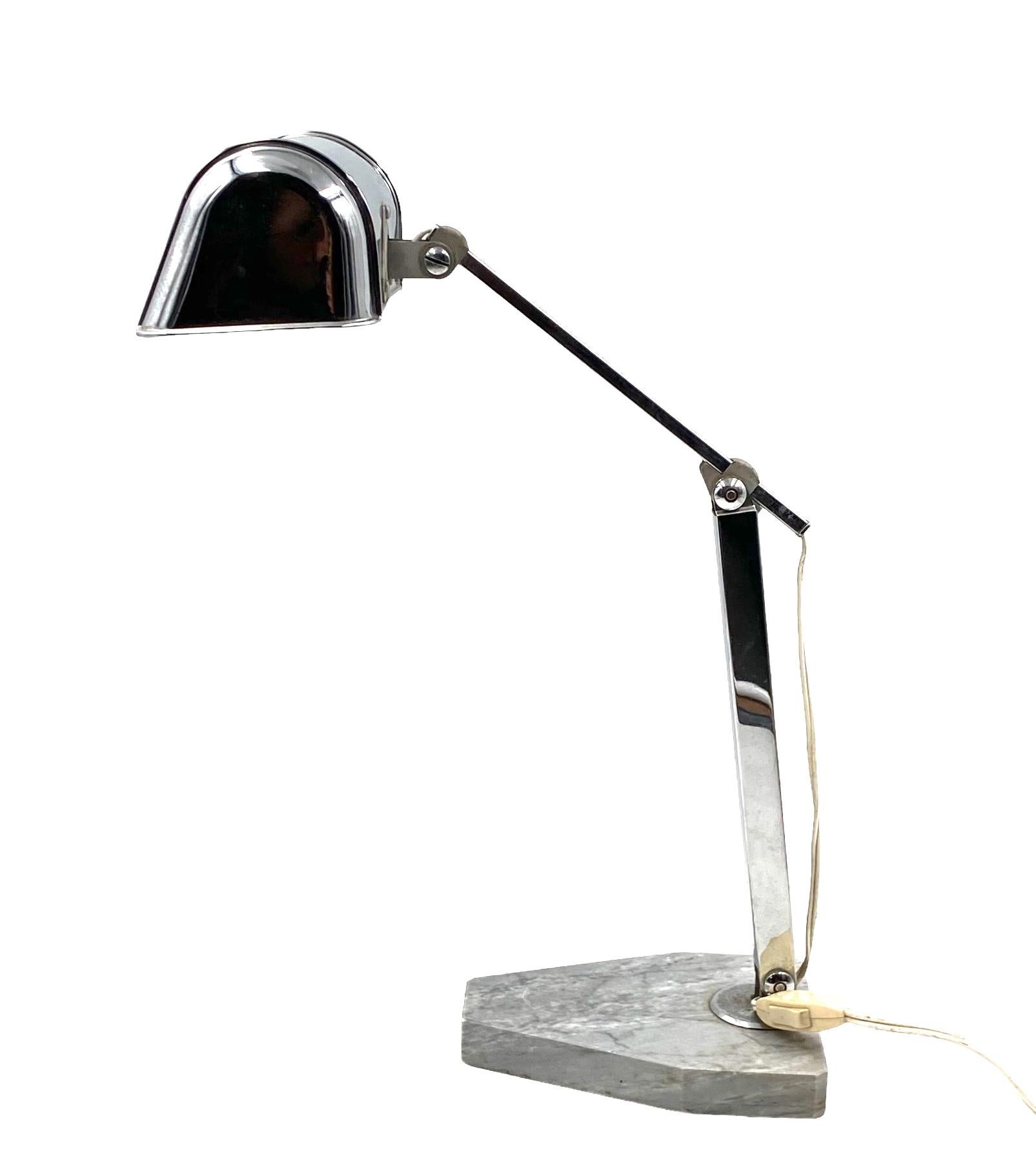 Art Deco Schreibtischlampe, Fare Frankreich, um 1930 im Angebot 4