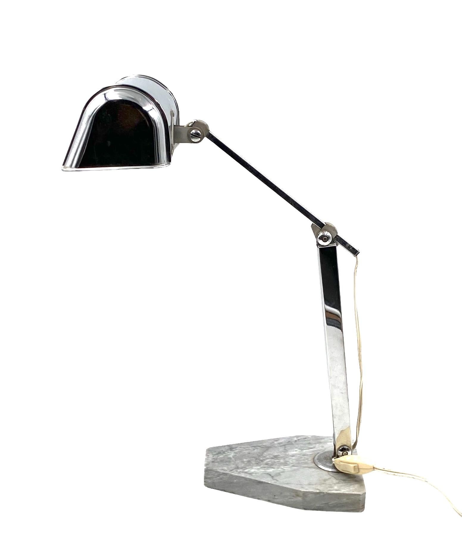 Art Deco Schreibtischlampe, Fare Frankreich, um 1930 im Angebot 5