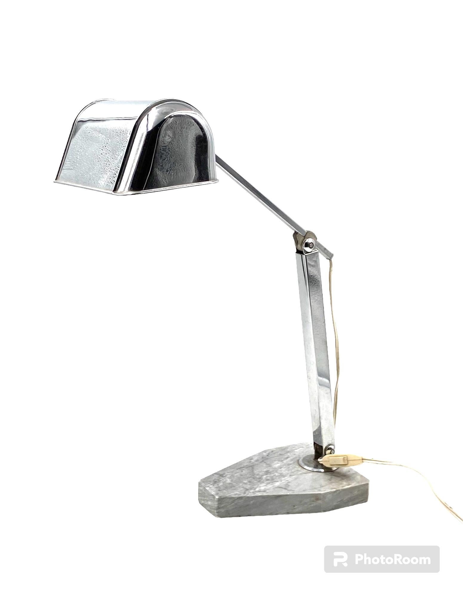 Art Deco Schreibtischlampe, Fare Frankreich, um 1930 im Angebot 6