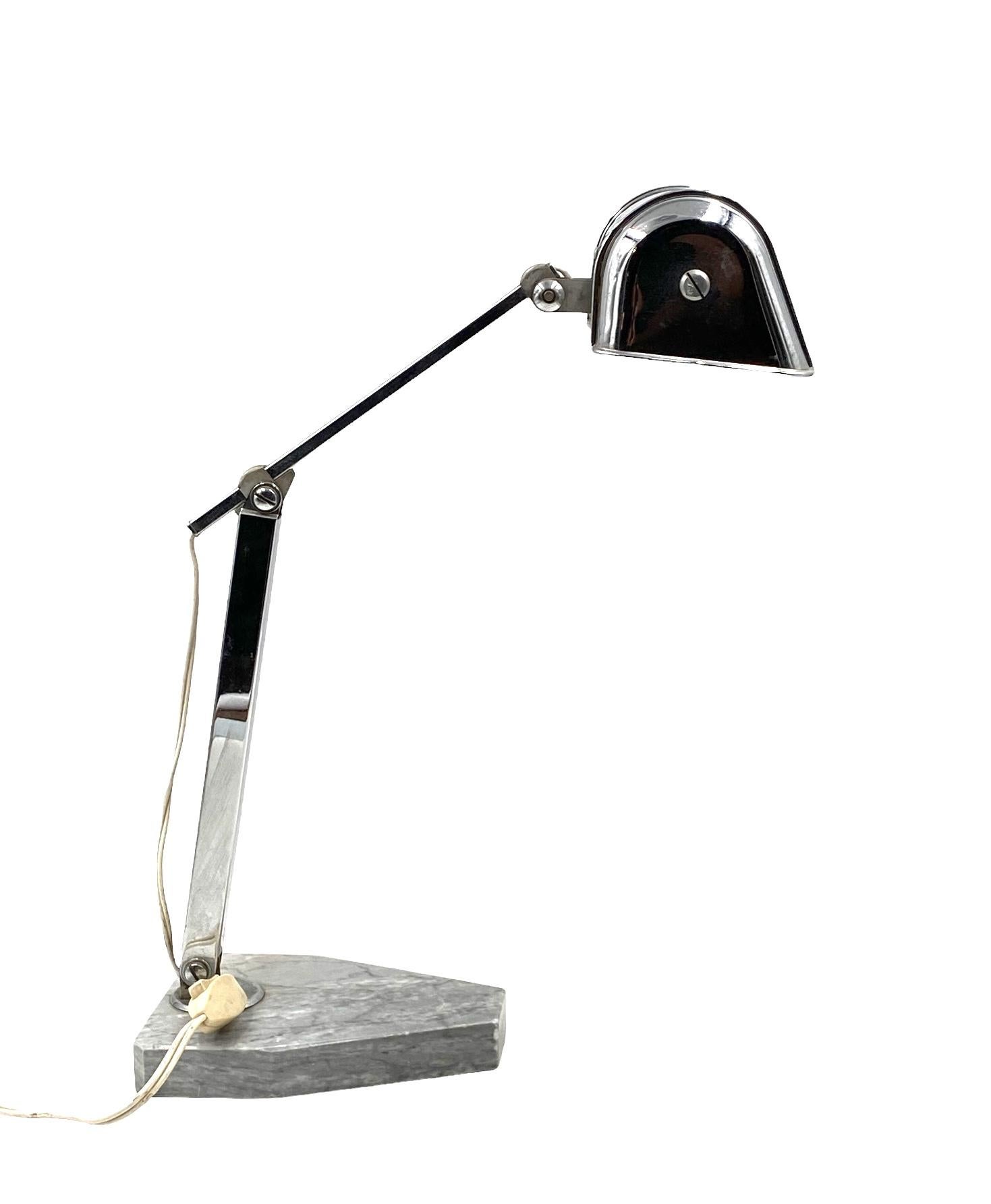 Art Deco Schreibtischlampe, Fare Frankreich, um 1930 im Angebot 10