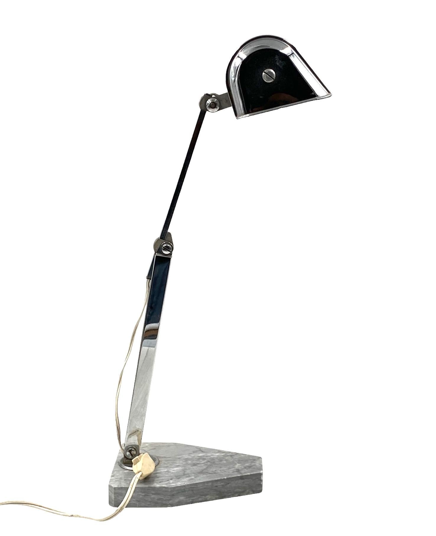 Art Deco Schreibtischlampe, Fare Frankreich, um 1930 im Angebot 12