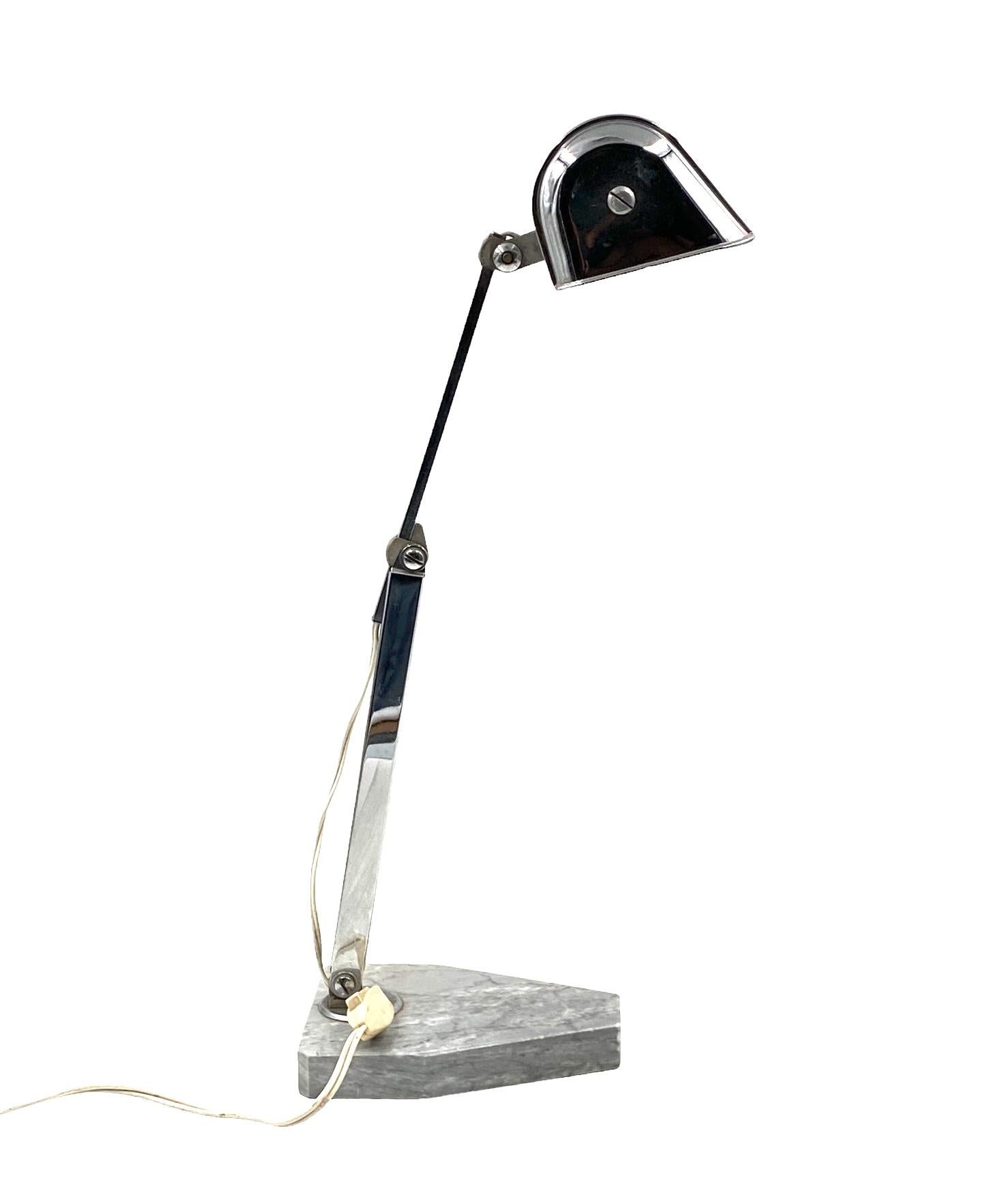 Art Deco Schreibtischlampe, Fare Frankreich, um 1930 im Angebot 13