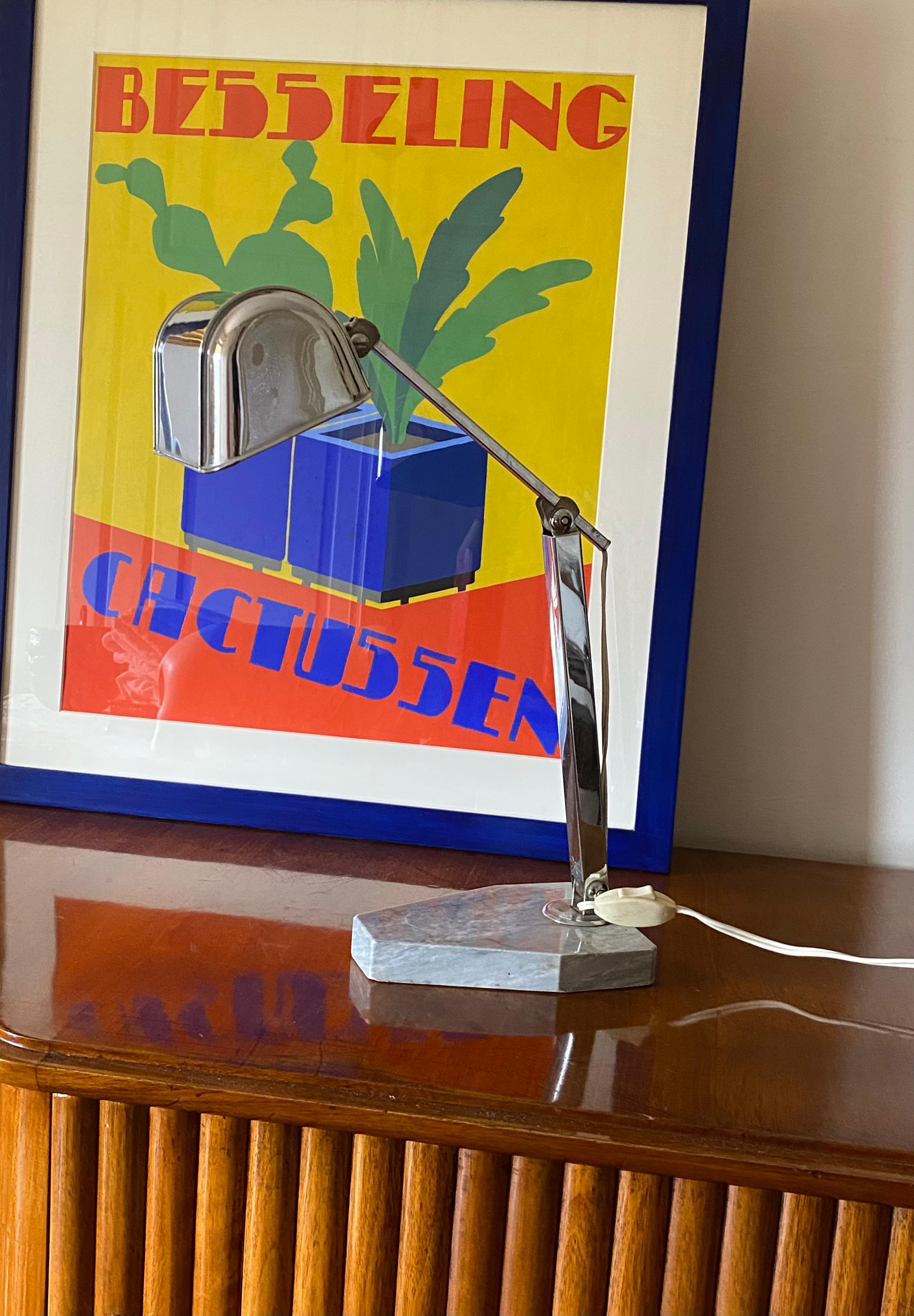 Art Deco Schreibtischlampe, Fare Frankreich, um 1930 im Angebot 1