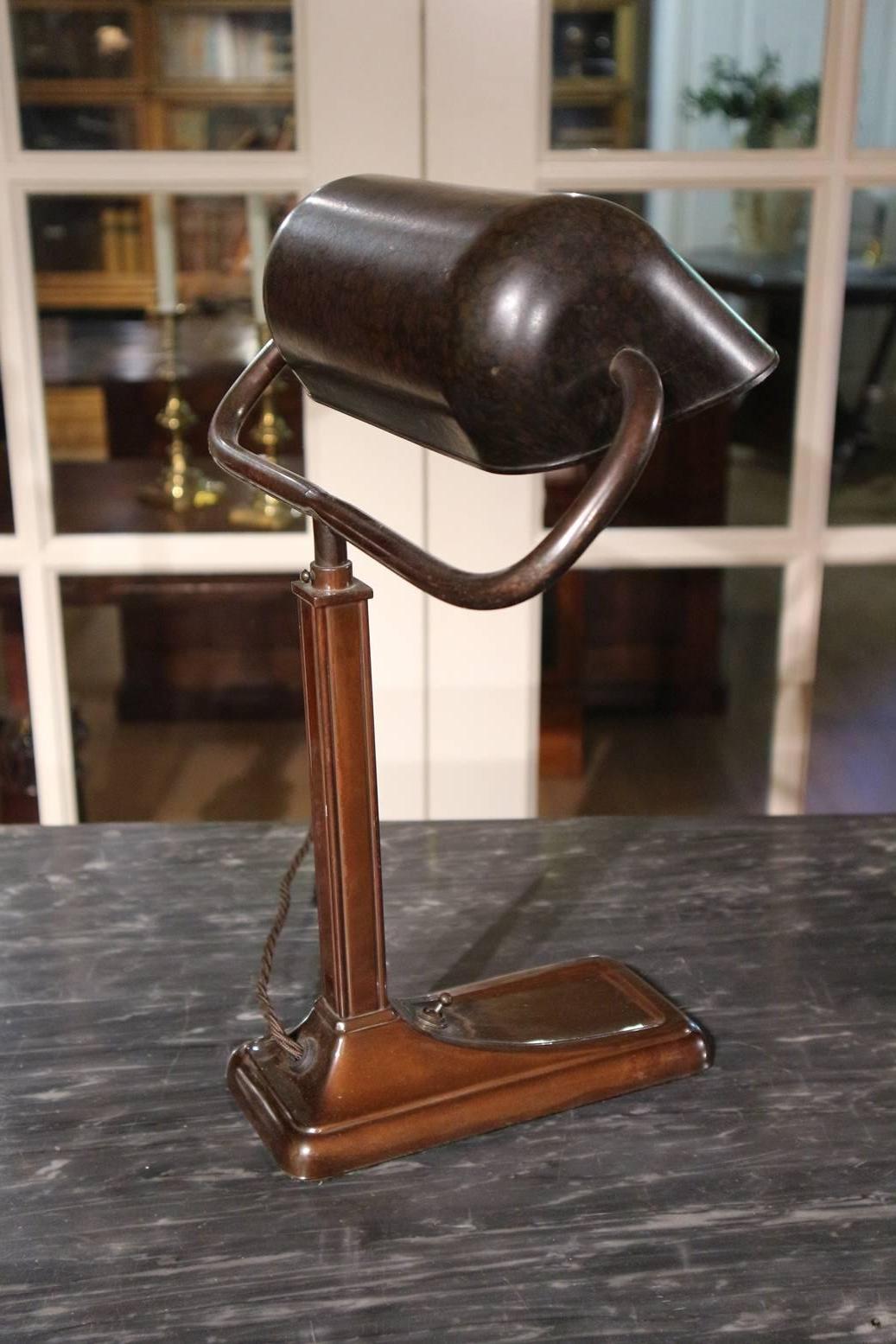British Art Deco Desk Lamp