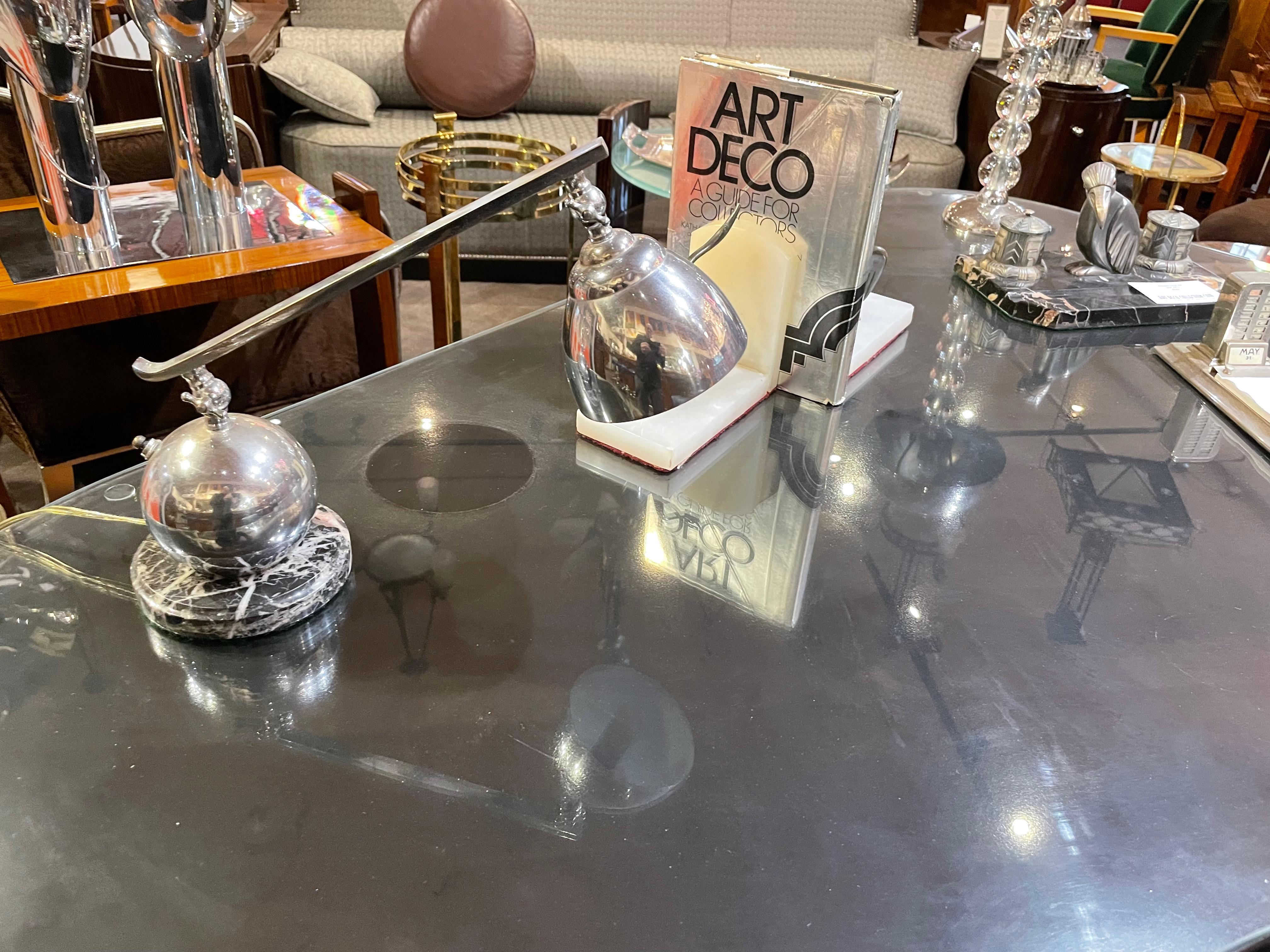 Art Deco Desk Lamp Industrial Counter Top For Sale 2