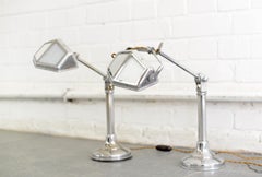 Art Deco Desk Lamps by Pirouette, circa 1930