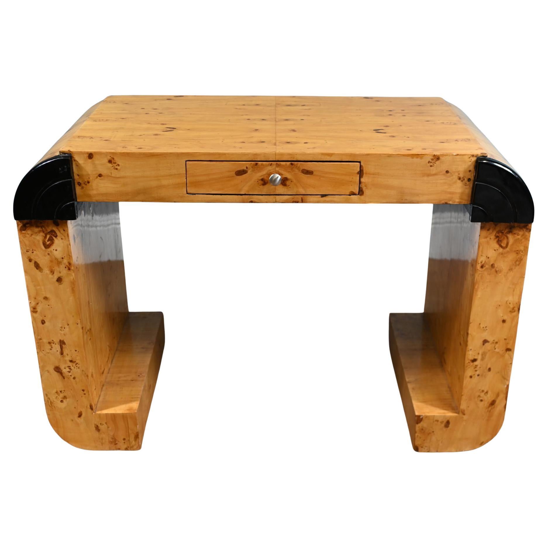 Art Deco Desk - Vintage Console Writing Table