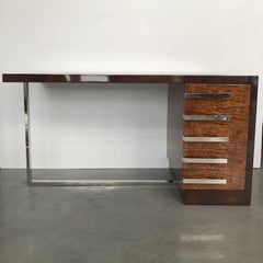 Art Deco Desk with Ash Drawers