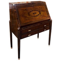 Art Deco Desks in Wood, 1930, Made in France