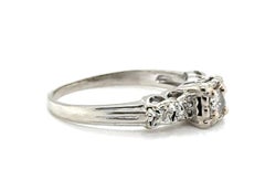 Art Deco Diamond 14K Engagement Ring Mined .29ct Original 1930's-1940's