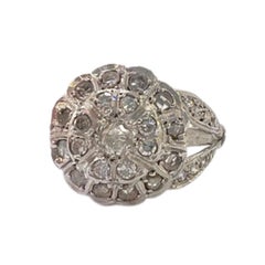 Art Deco Diamond 18K Gold Ring