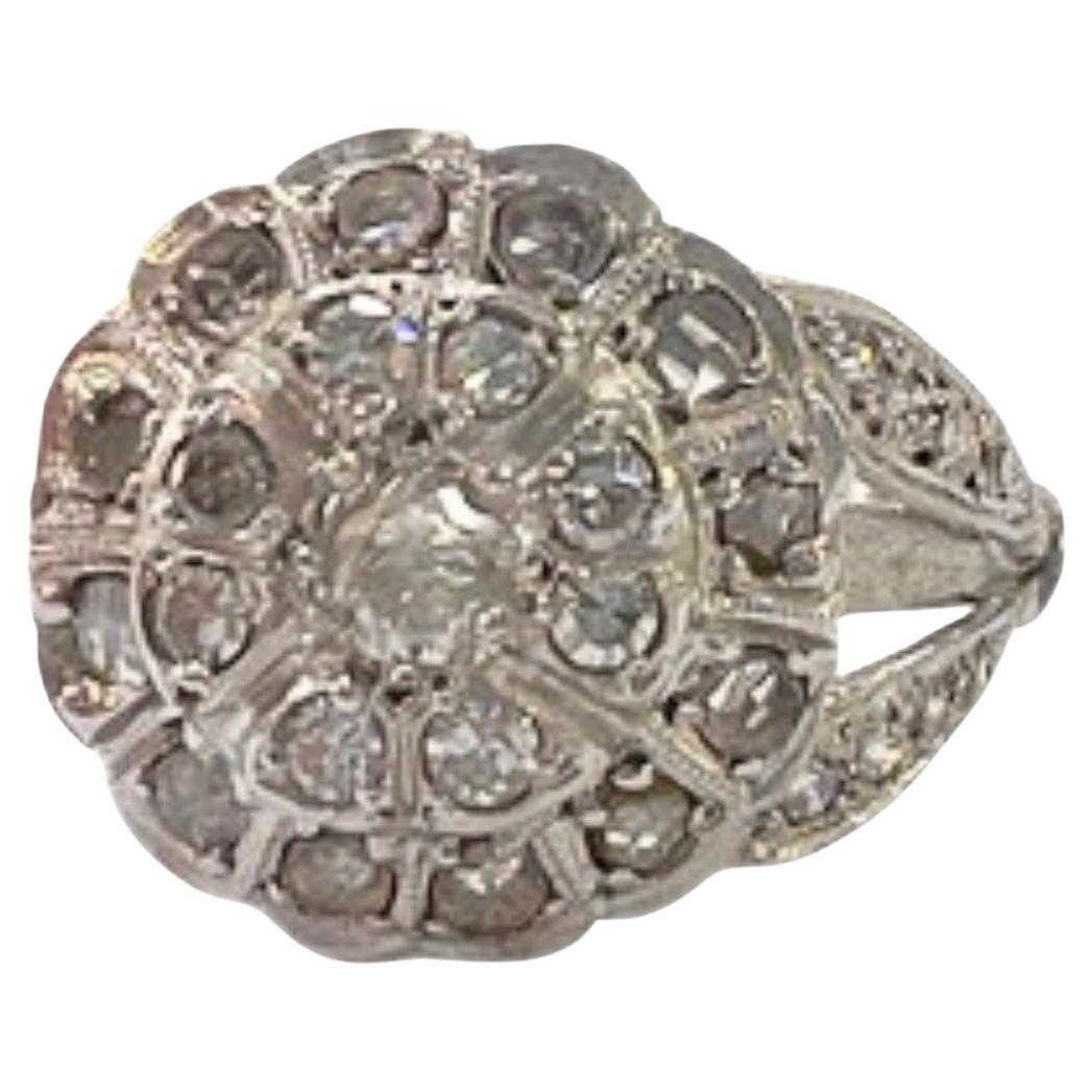 Art Deco Diamond 18K Gold Ring