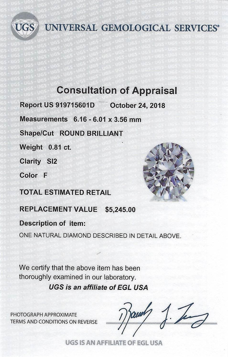 Art Deco Diamond 3-Tier Geometric Engagement Ring Platinum EGL Certified 2