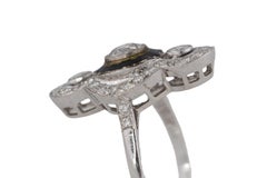 Art Deco Diamond and Black Onyx Ring