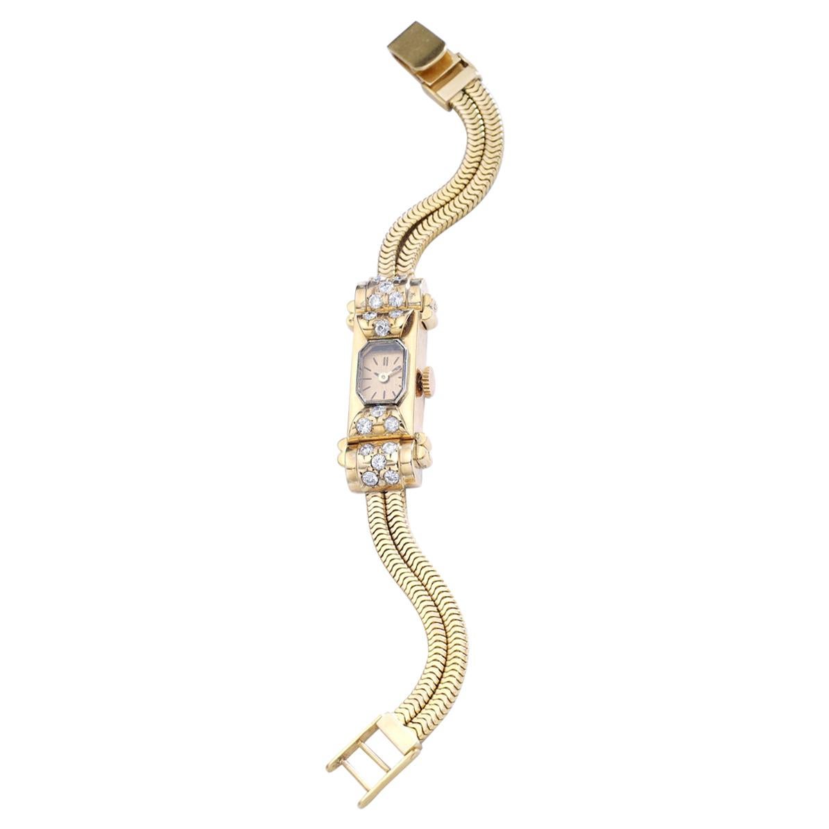 art deco snake bracelet