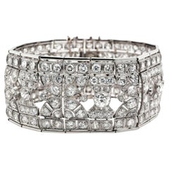 Art-Déco-Armband aus Platin mit Diamanten und Platin, 30,00 Karat, um 1930