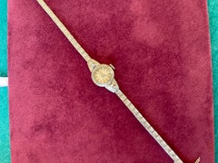 Art Deco Ladies Diamonds and Platinum Automatic Cocktail Wristwatch