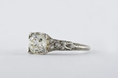 Art Deco Diamond and Platinum Ring